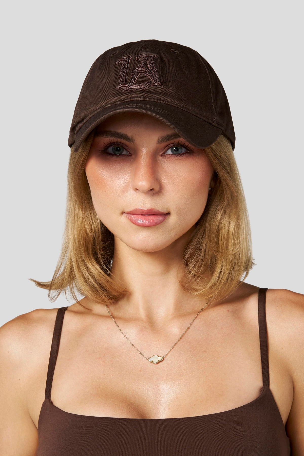 YoungLA W6128 - Dad Hat 'Brown'