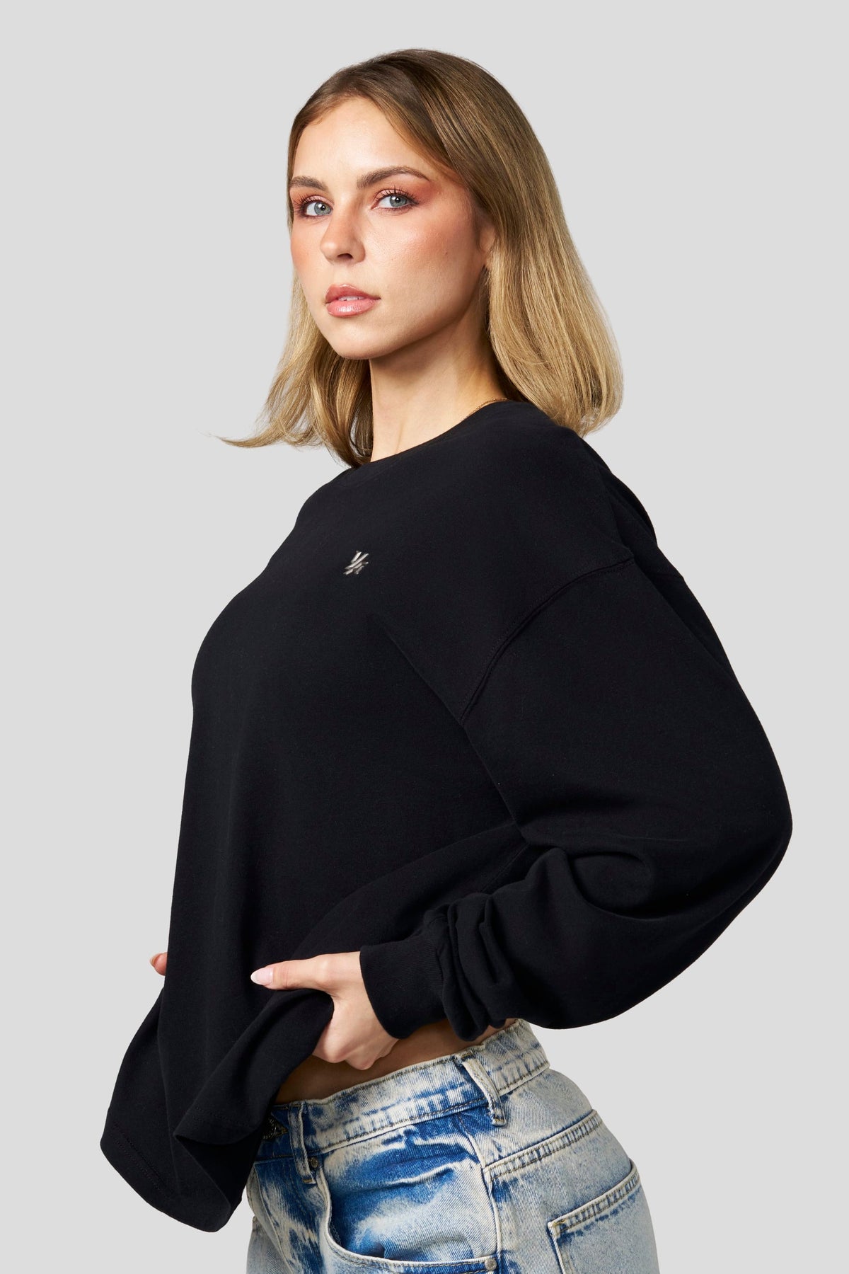 YoungLA W4328 - Studio Edit Long Sleeve Tee 'Jet Black'