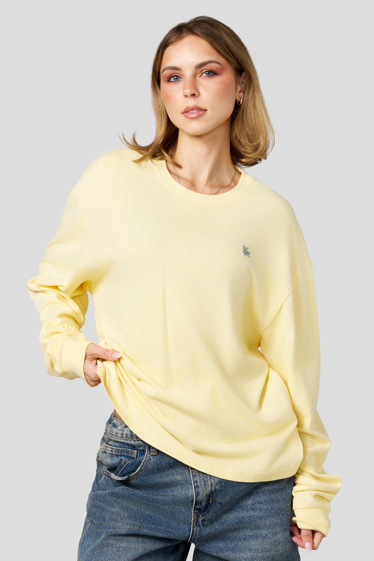 YoungLA W4328 - Studio Edit Long Sleeve Tee 'Yellow'