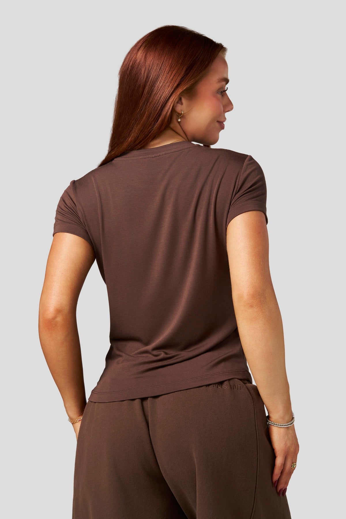YoungLA W4350 - Studio Edit Relaxed Tee 'Light Brown'
