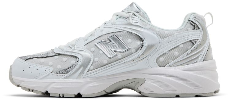 New Balance 530 'White Silver Metallic Polka Dots'