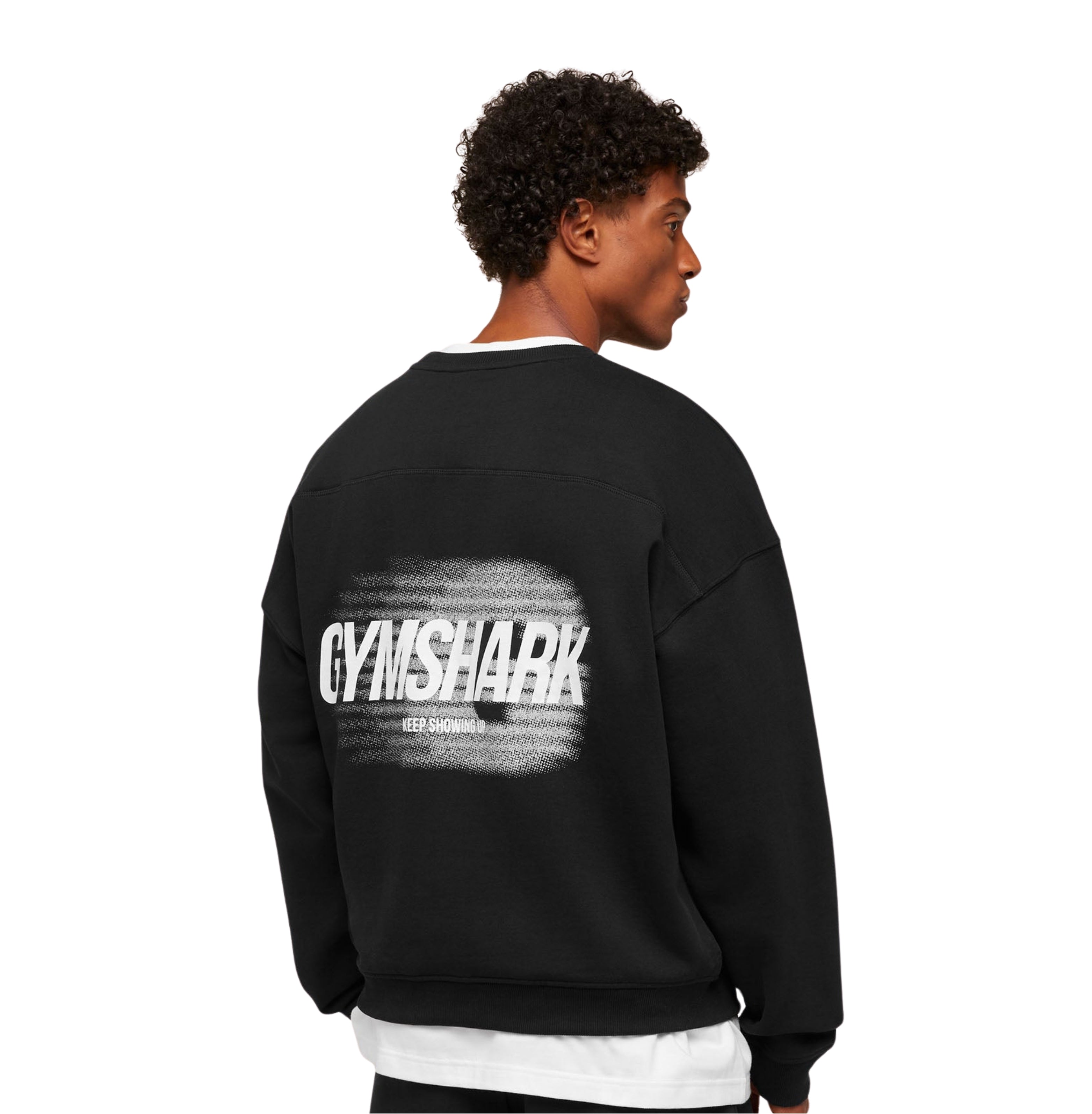 Gymshark Hybrid Sweatshirt 'Black'