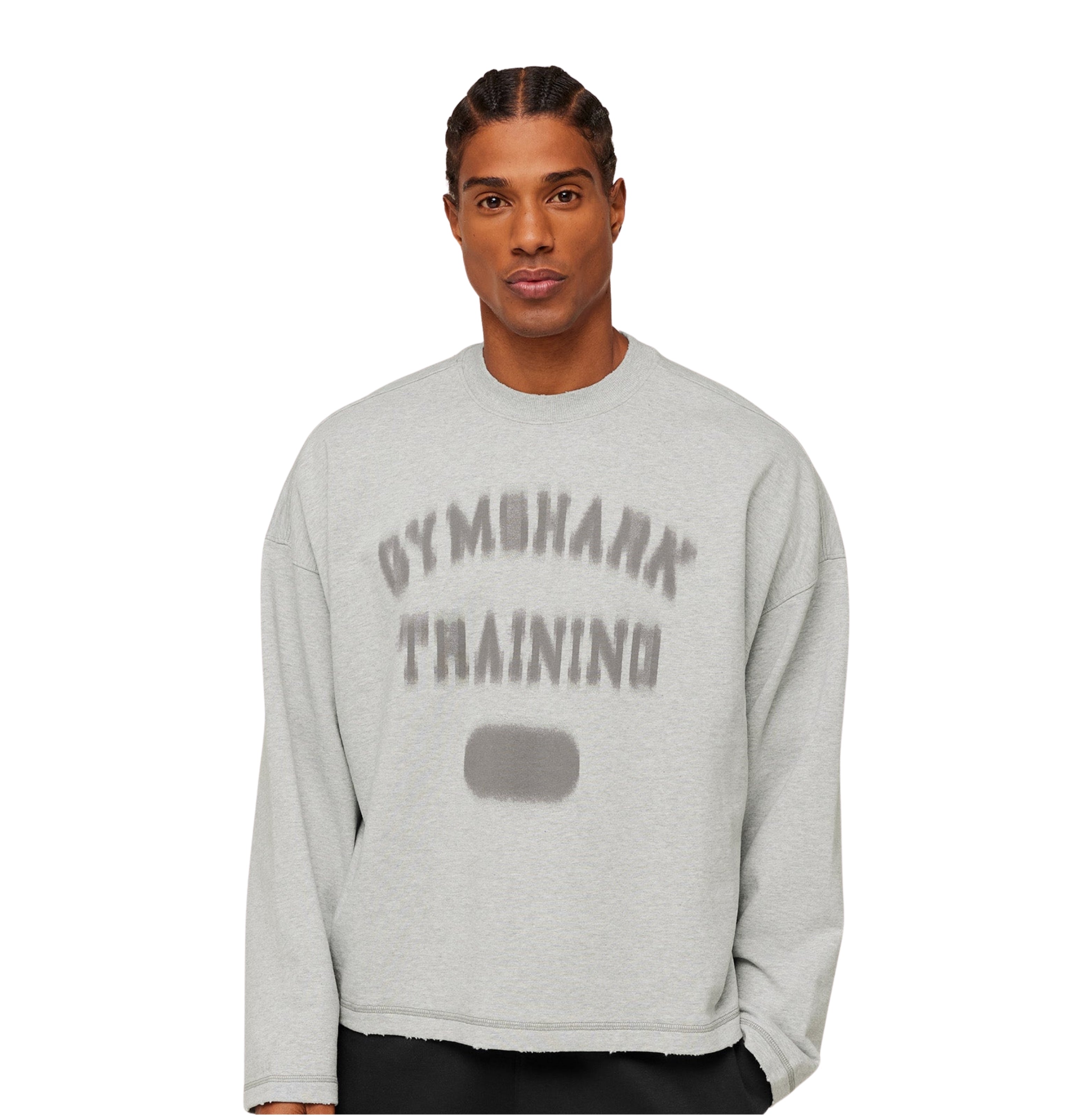 Gymshark Re-Rack Crew Neck Pullover 'Bros Soft Grey Marl'