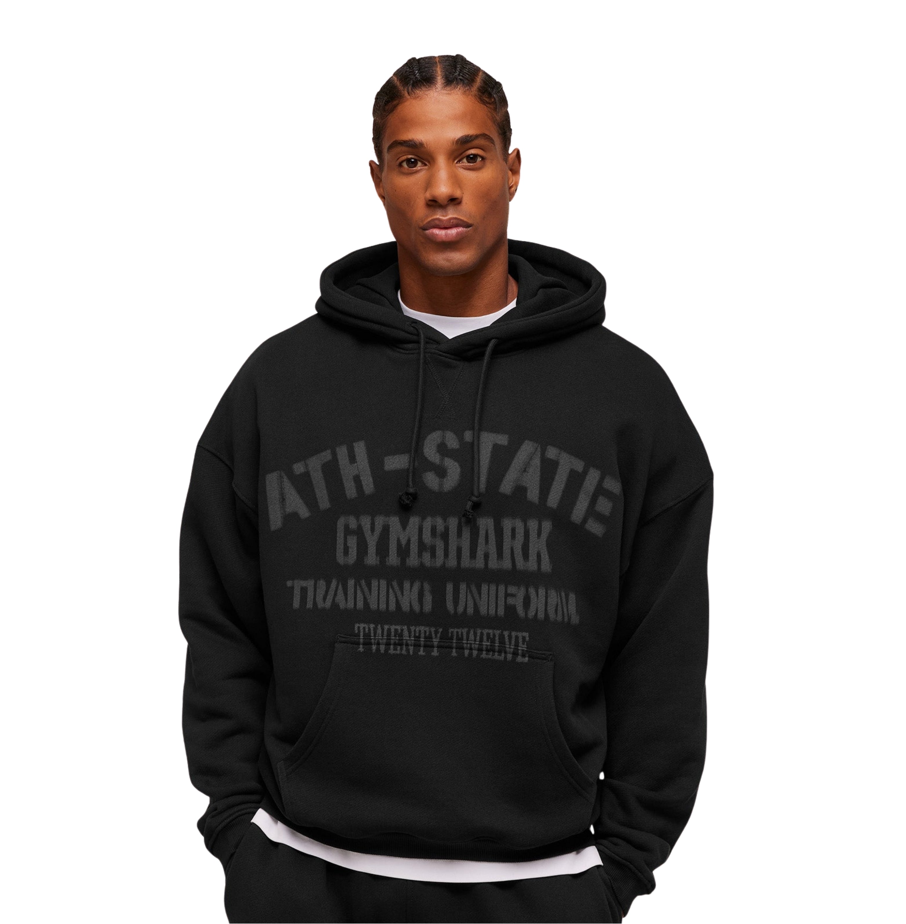 Gymshark Collegiate Hoodie 'Black'