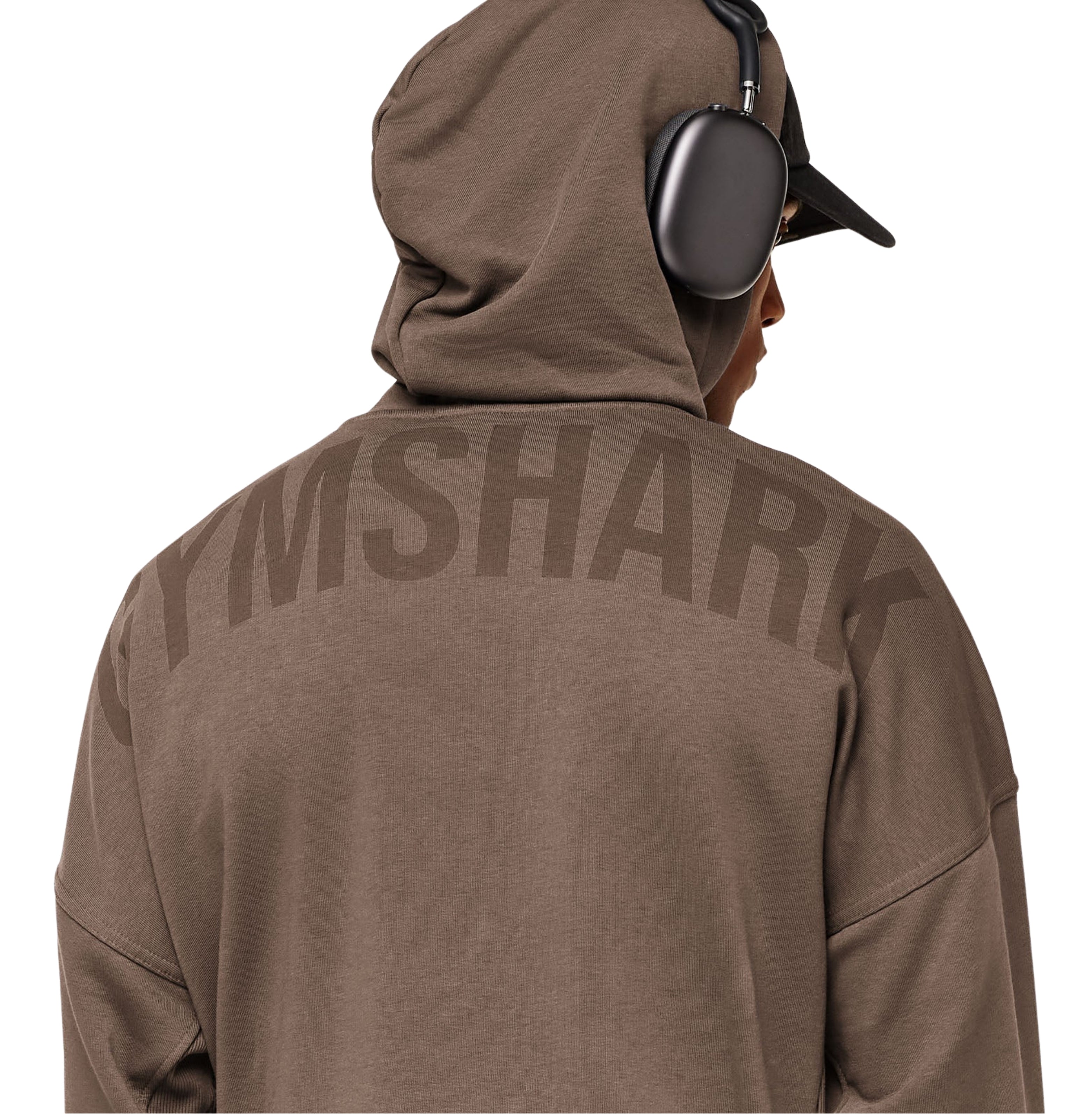 Gymshark Power Oversized Hoodie 'Soft Brown'