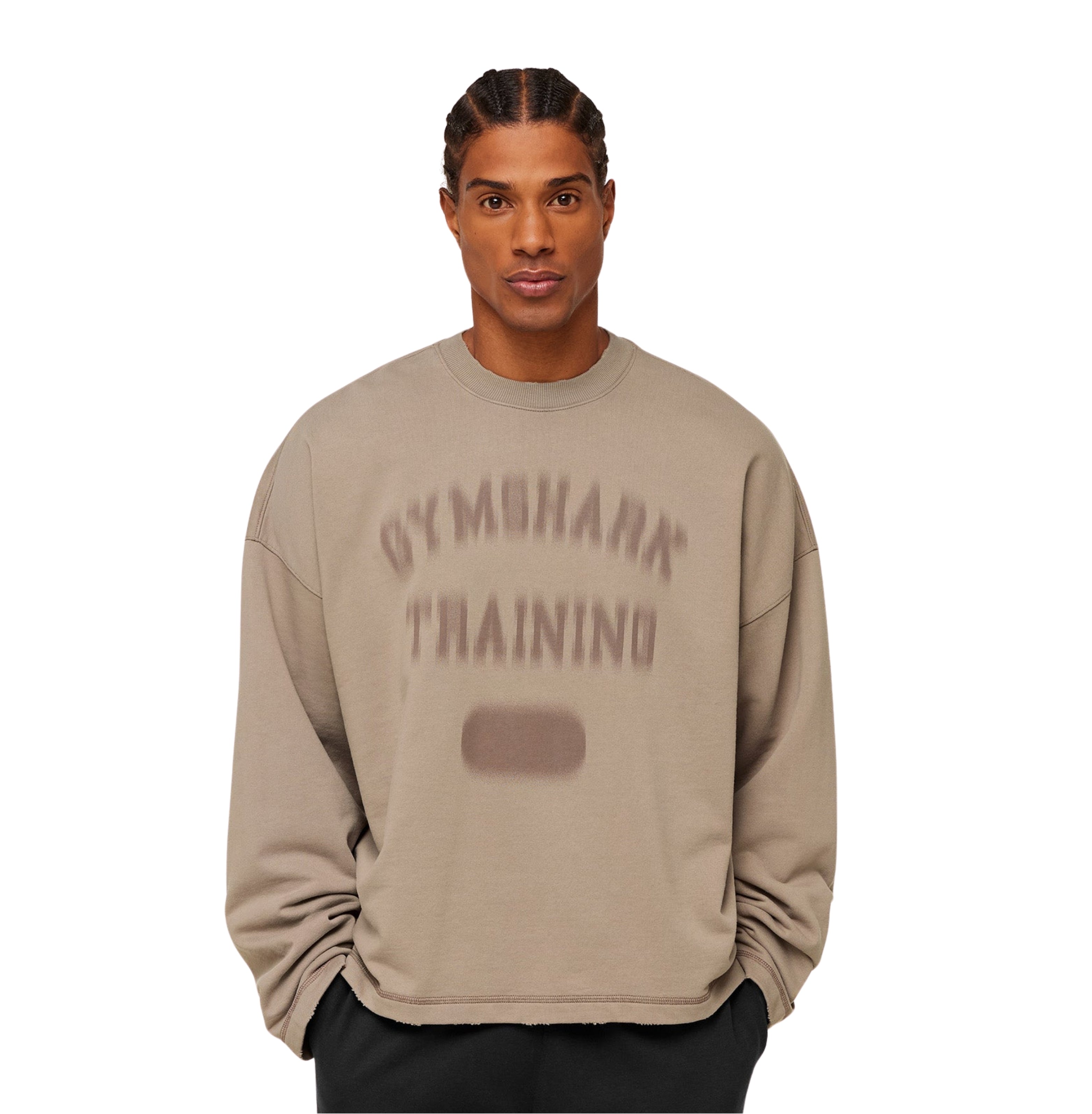 Gymshark Re-Rack Crew Neck Pullover 'Lifestyle Brown'