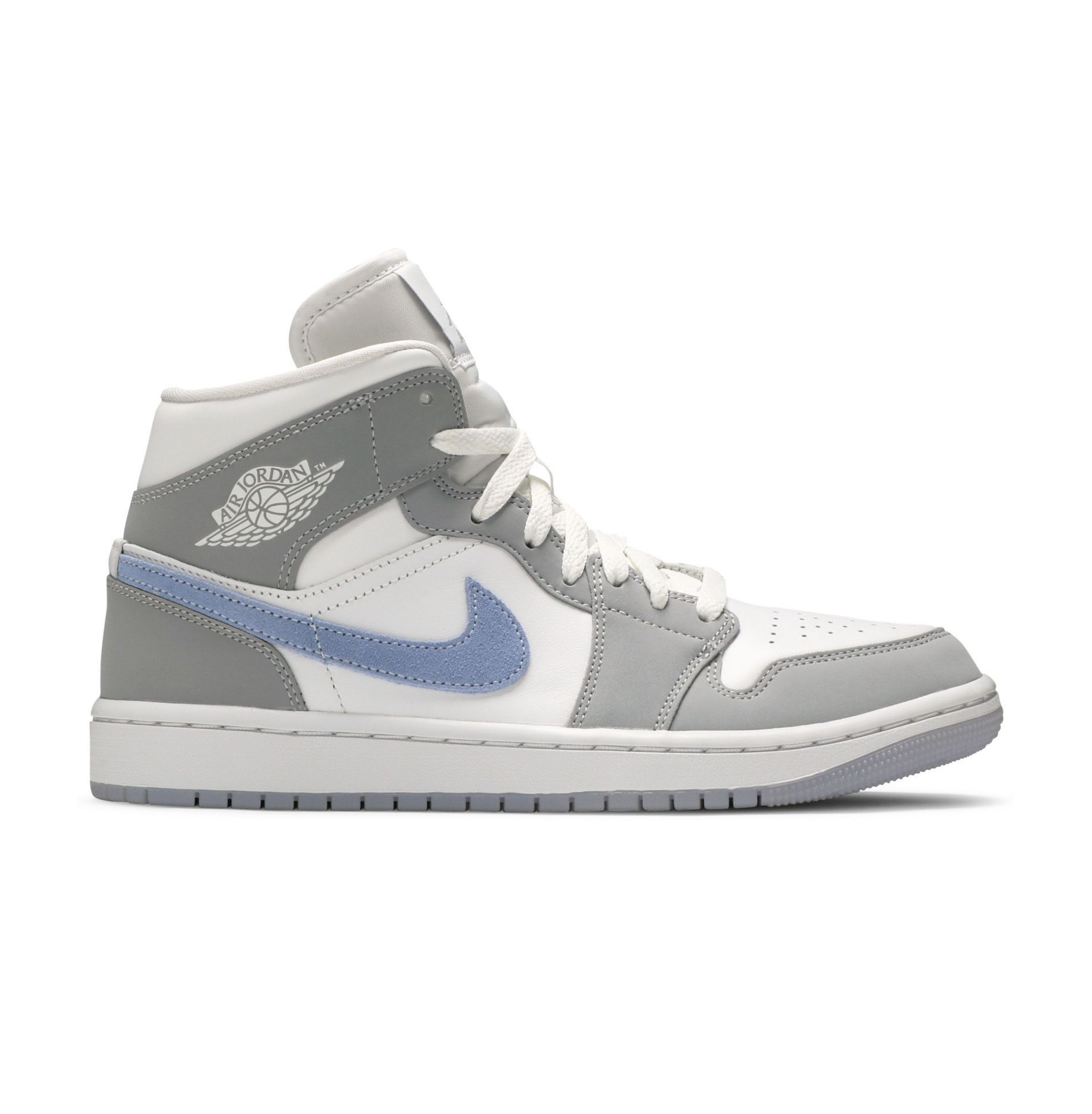 Air Jordan 1 Mid 'Wolf Grey Aluminum' (Women's)