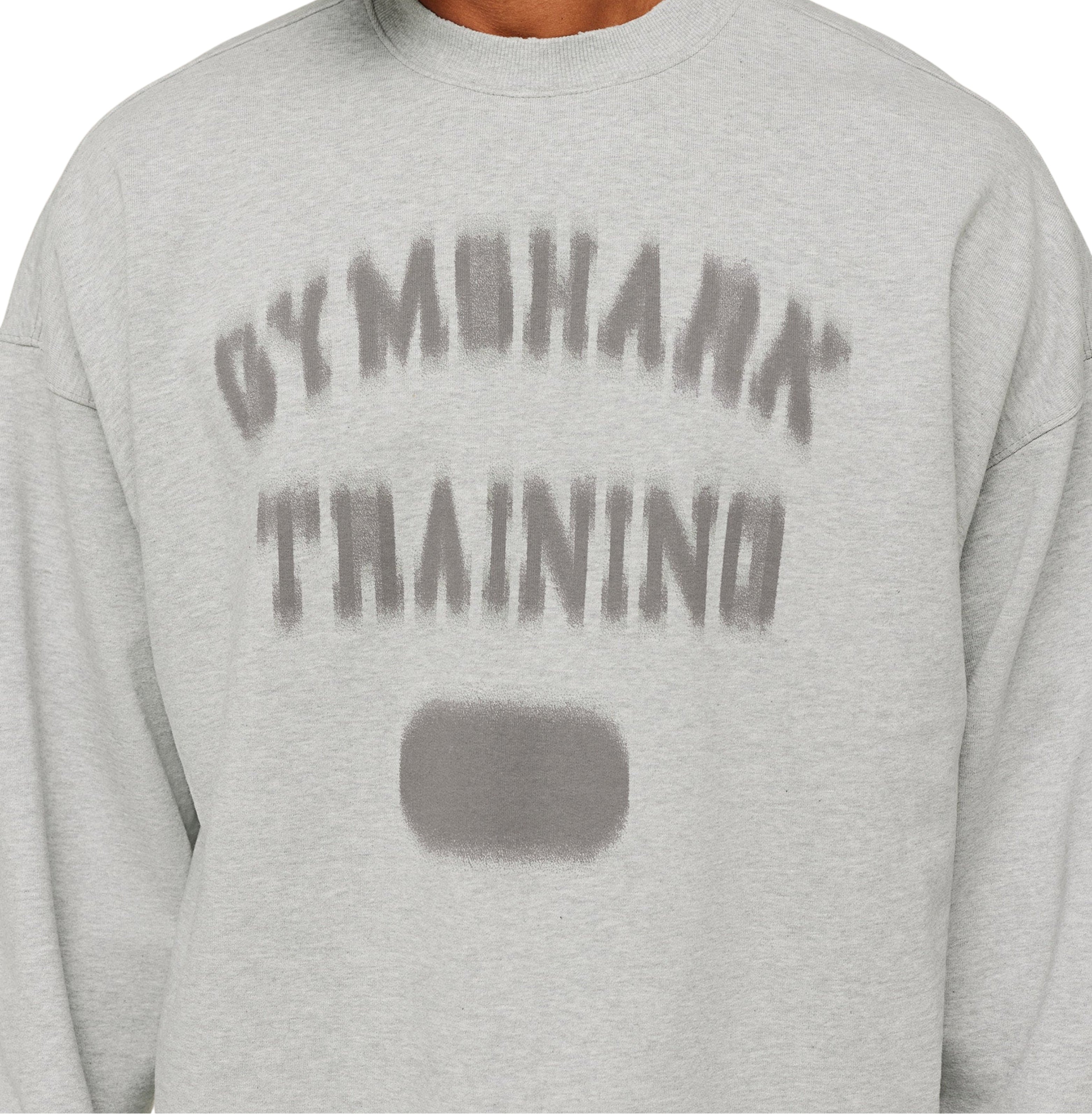 Gymshark Re-Rack Crew Neck Pullover 'Bros Soft Grey Marl'