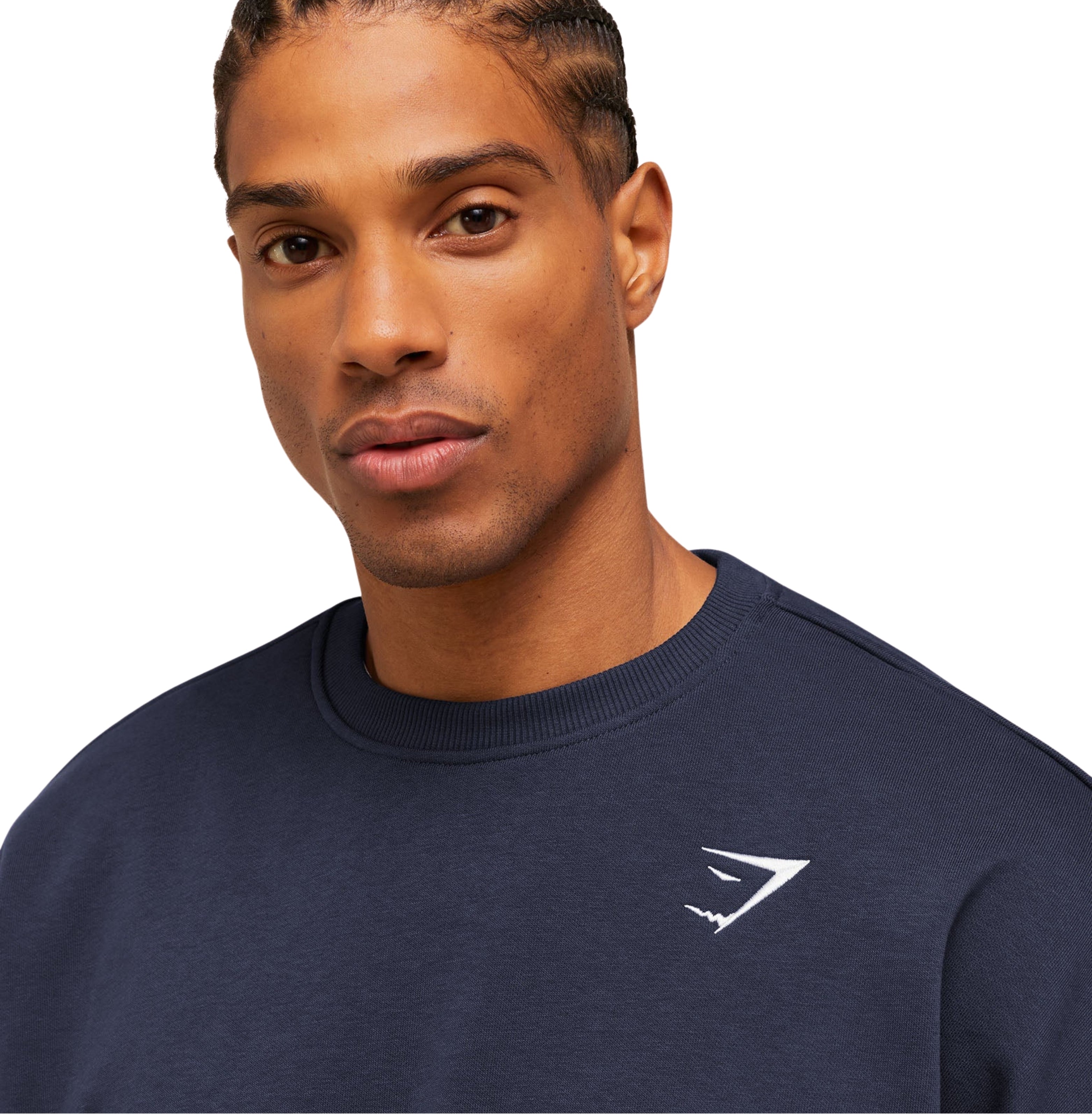 Gymshark Oversized Crest Crew 'Heavy Blue'