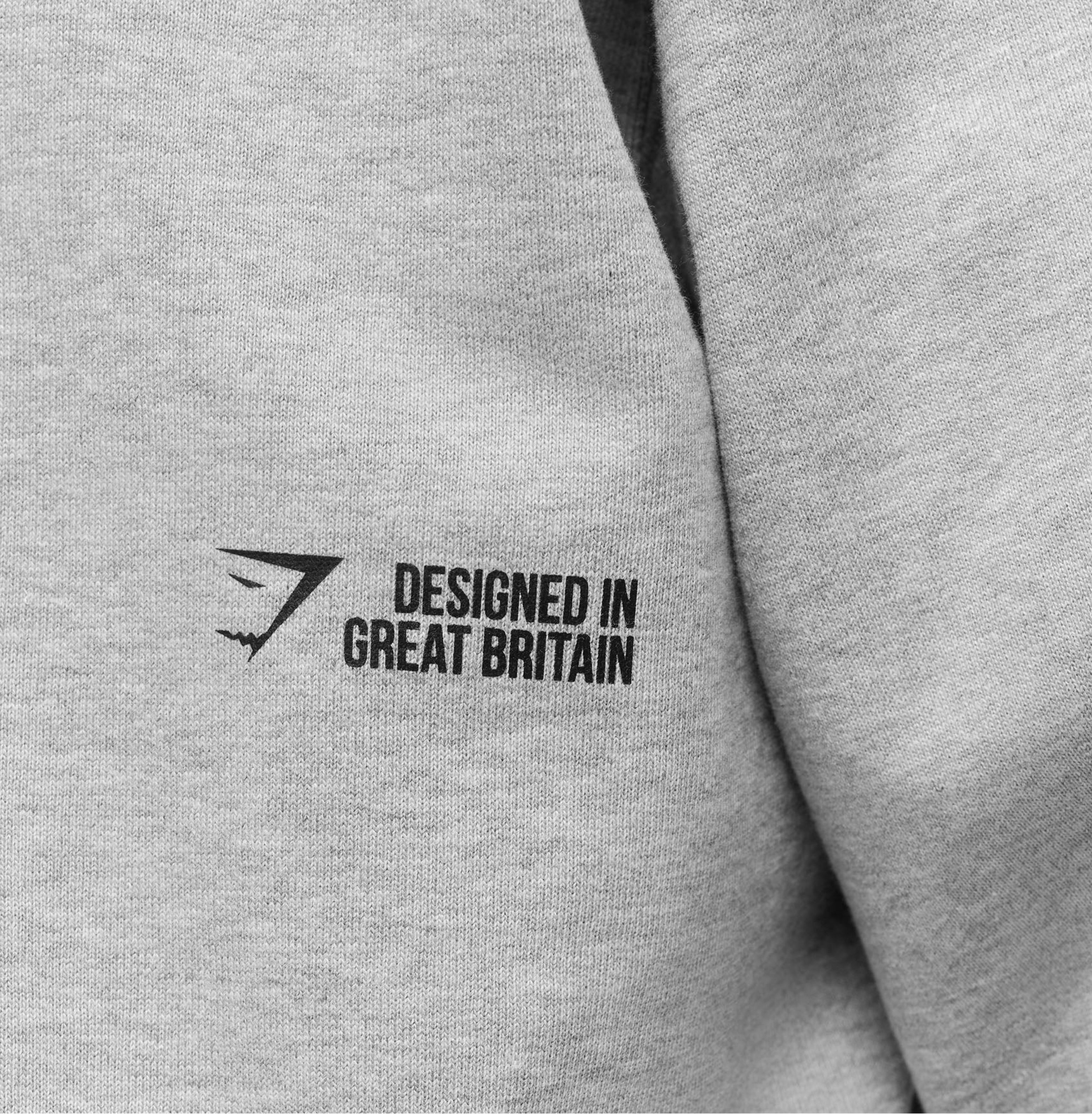 Gymshark Hybrid Sweatshirt 'Bros Soft Grey Marl'