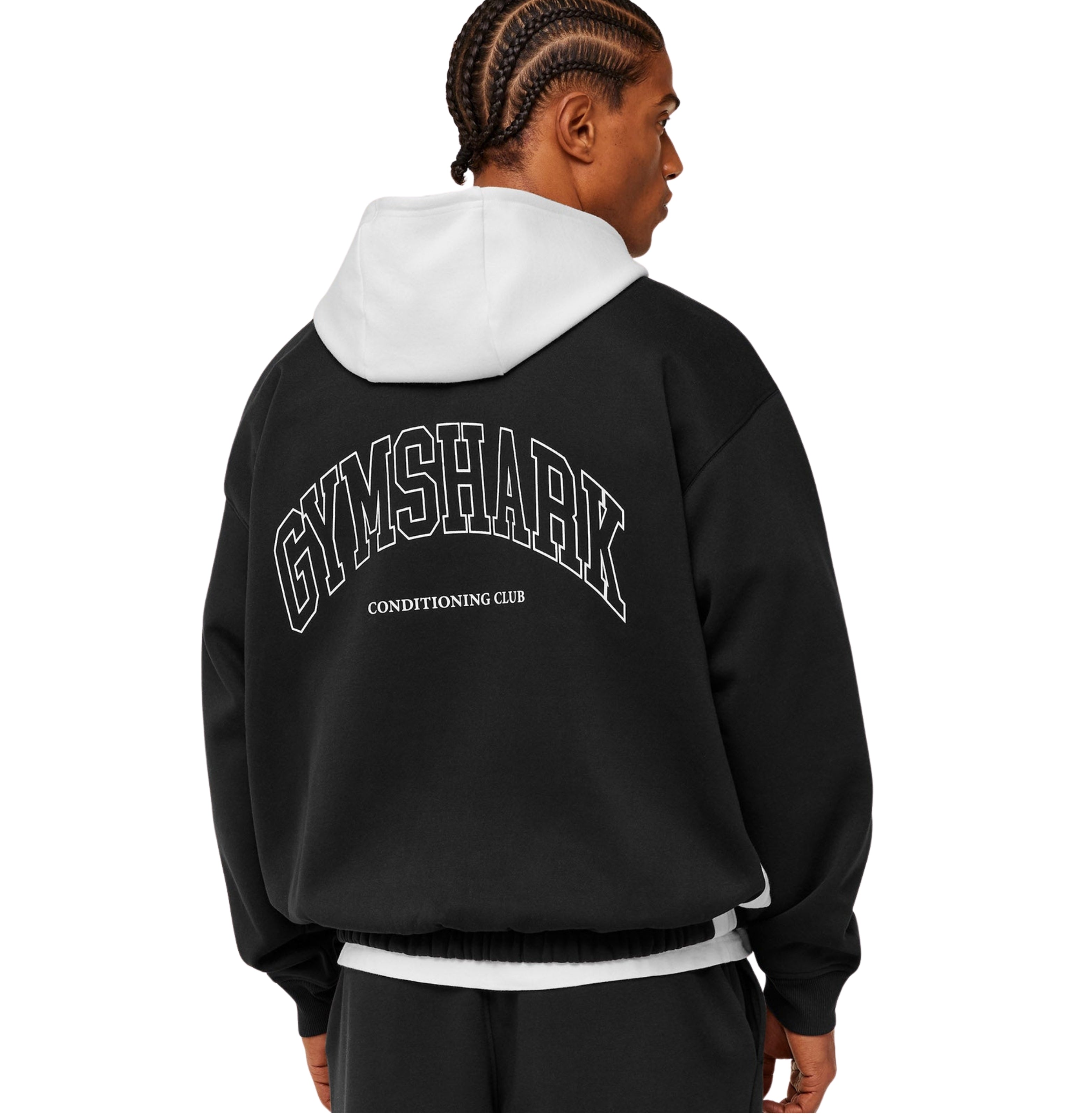 Gymshark Collegiate Tech Hoodie 'GS Black'