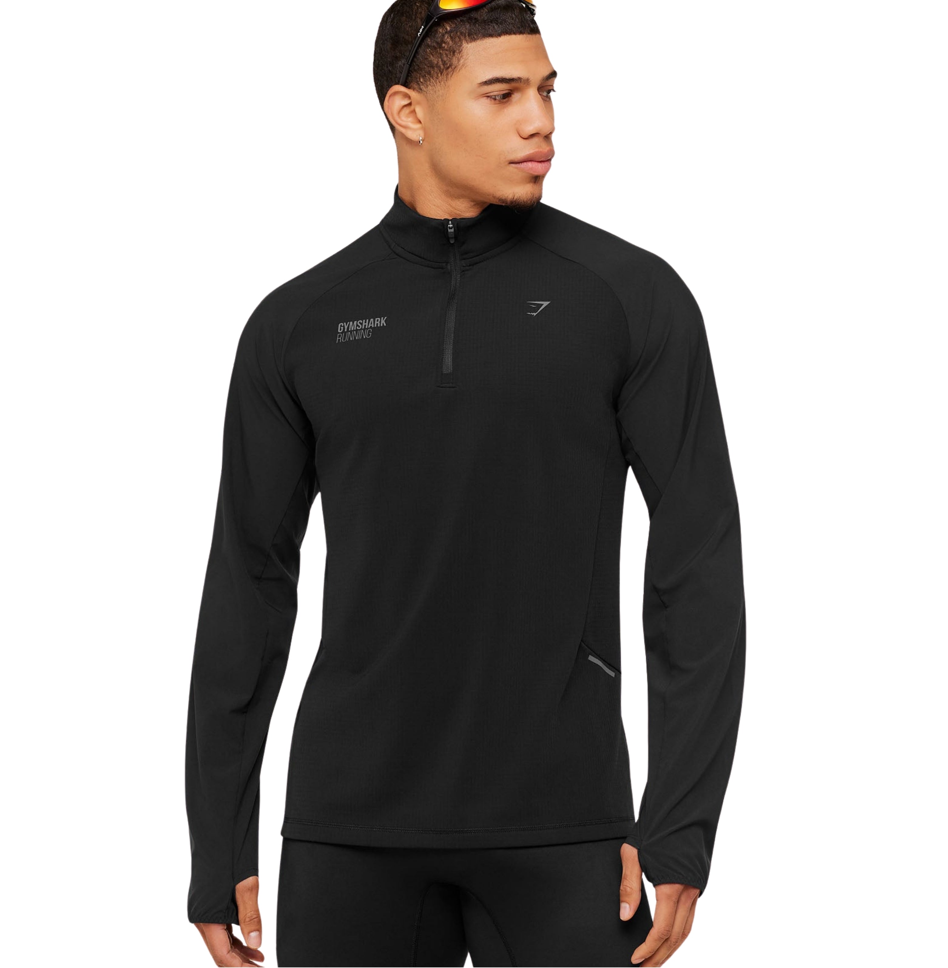 Gymshark Running Elite 1/4 Zip 'Black'