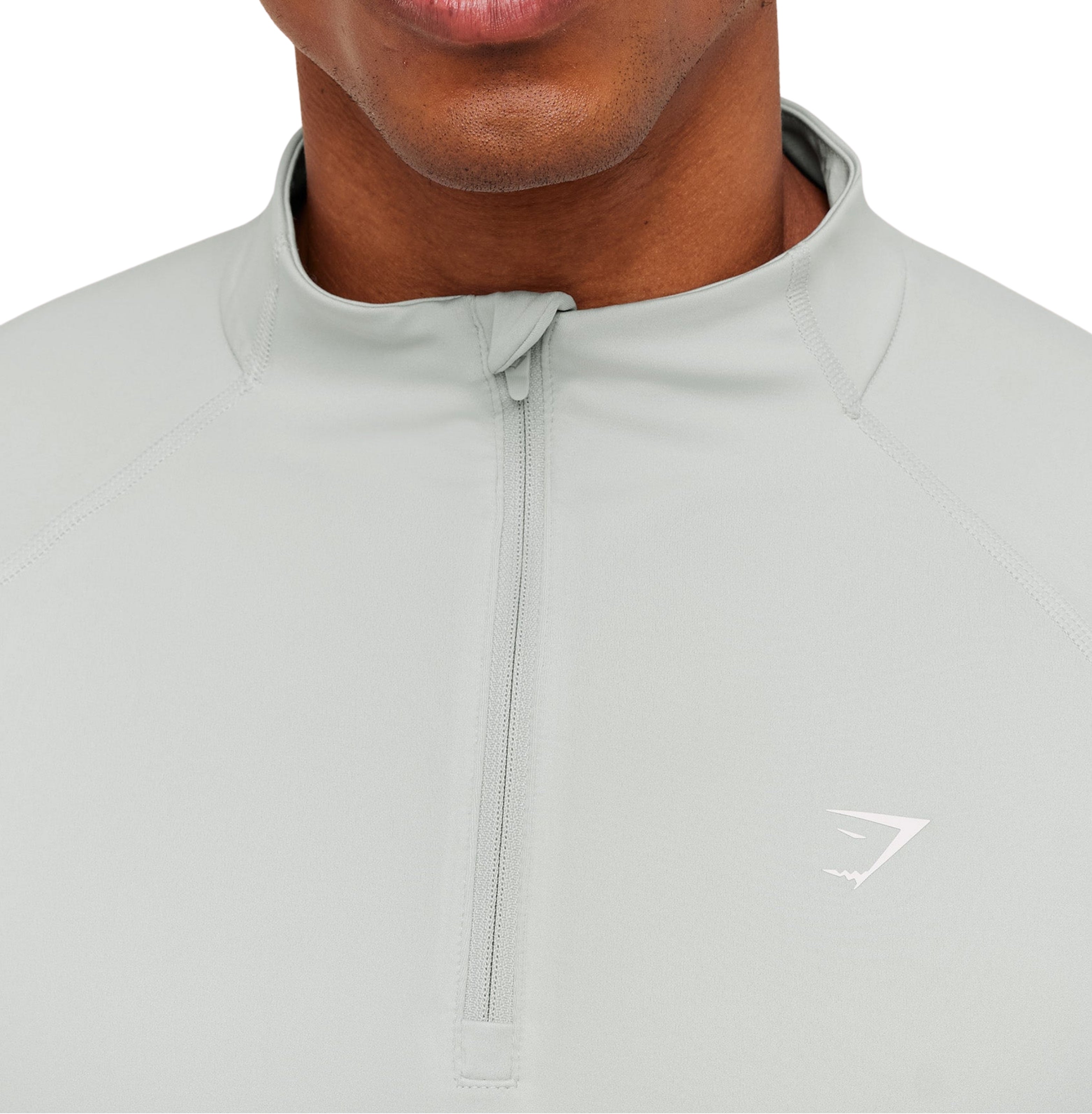 Gymshark Performance 1/4 Zip 'Light Grey'