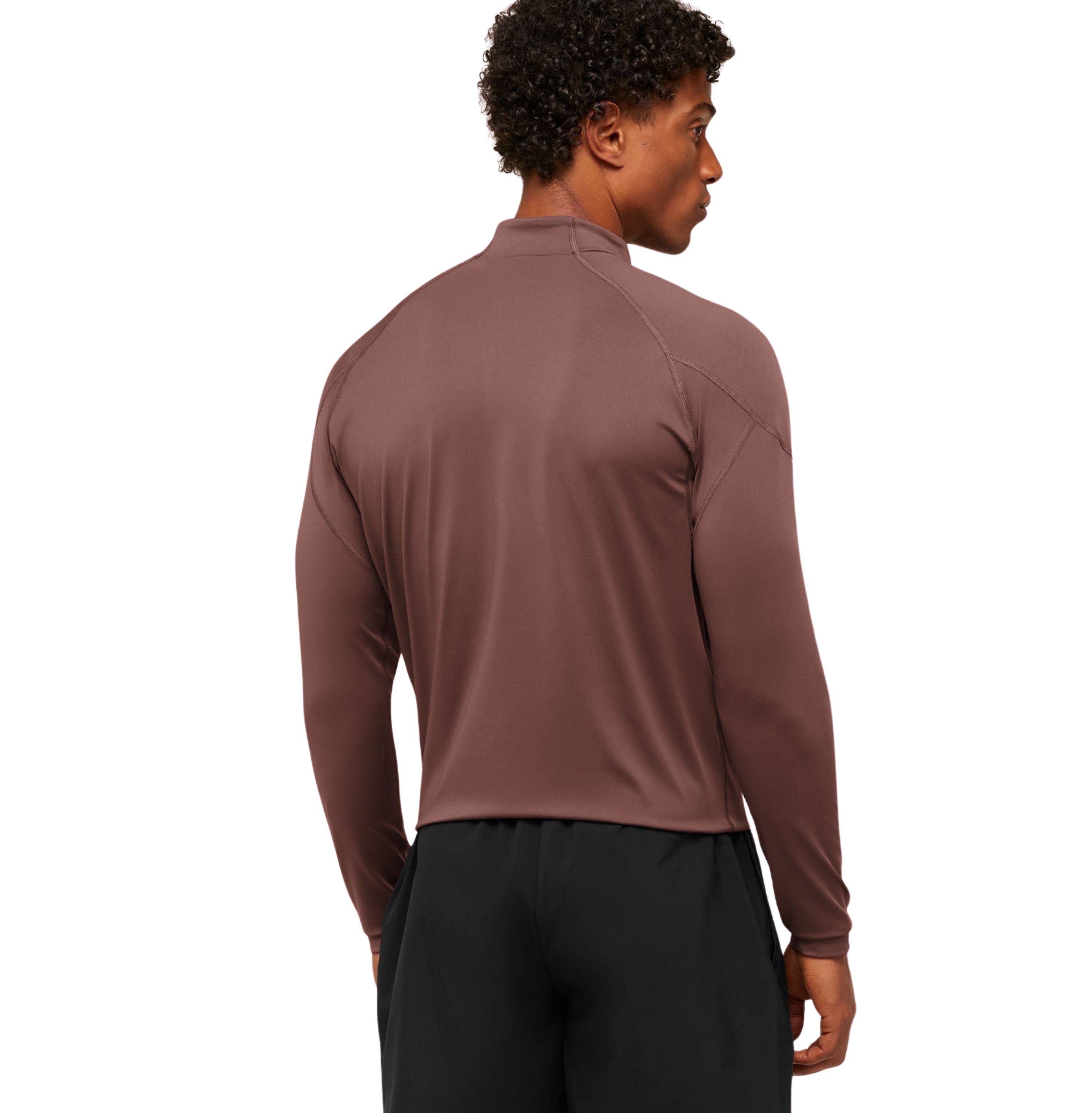 Gymshark Performance 1/4 Zip 'Espresso Brown'
