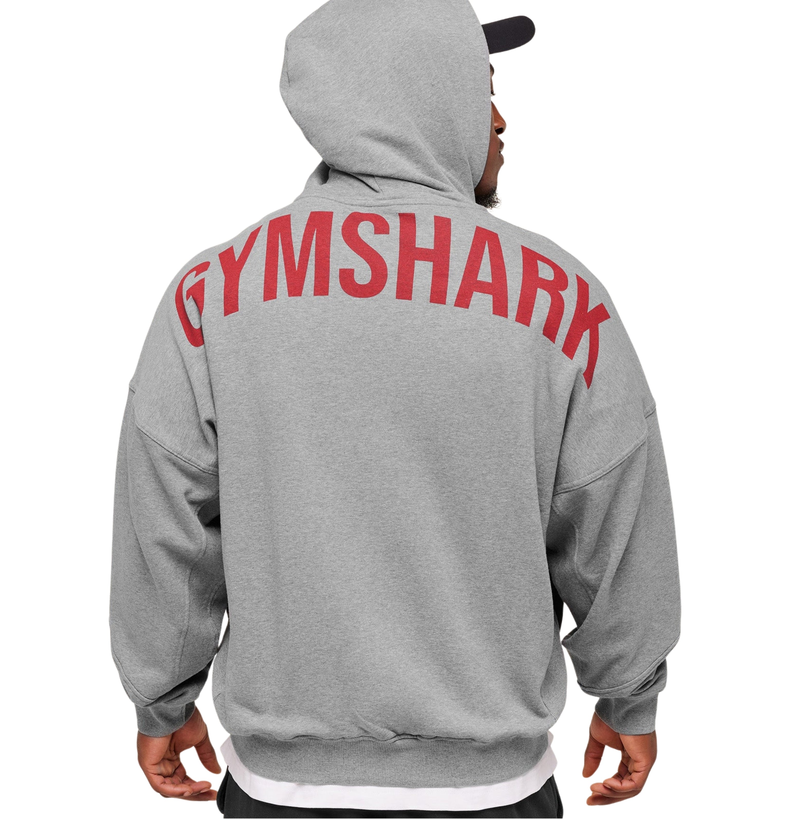 Gymshark Power Zip Up Hoodie 'Charcoal Core Marl'