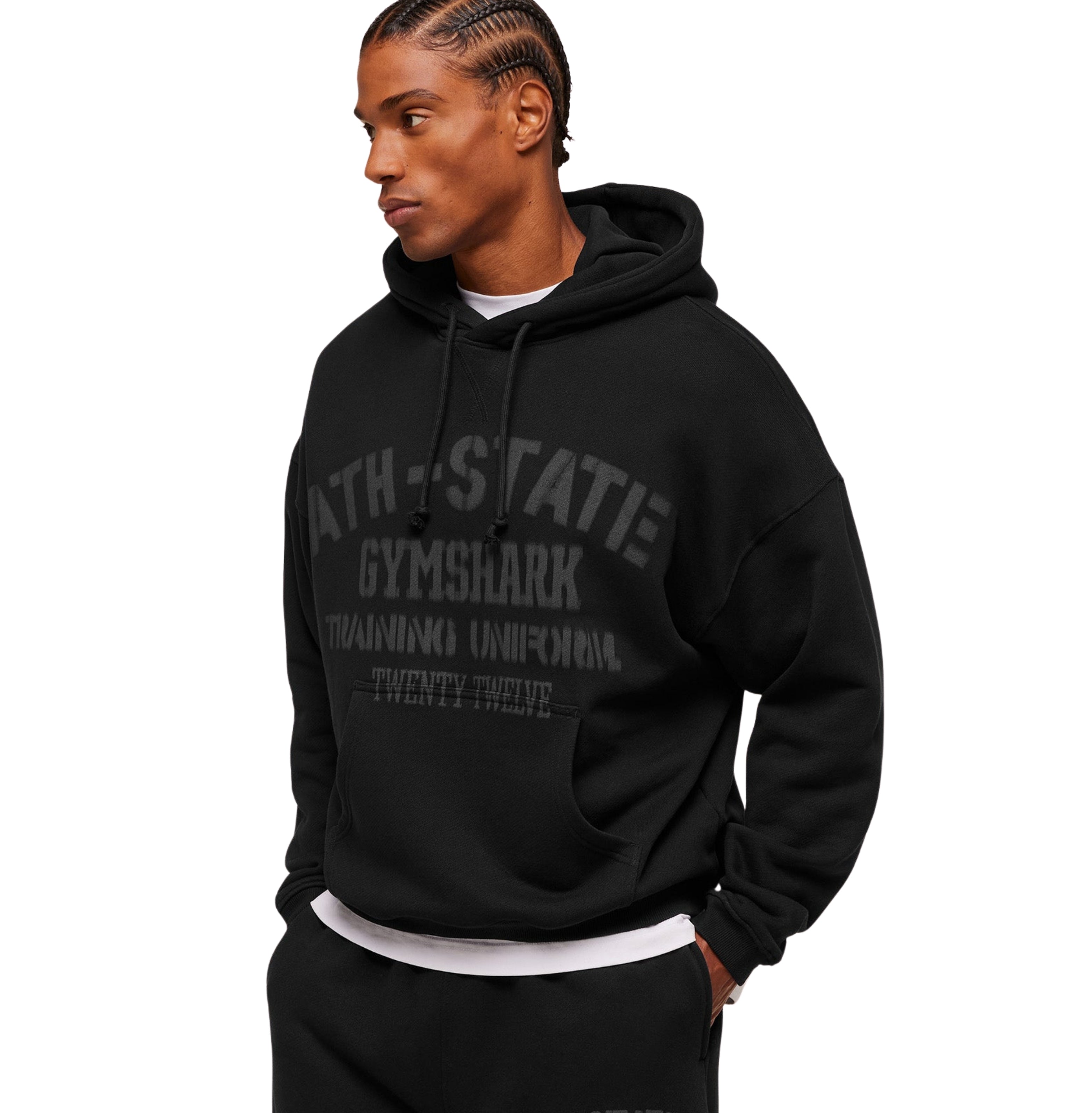 Gymshark Collegiate Hoodie 'Black'
