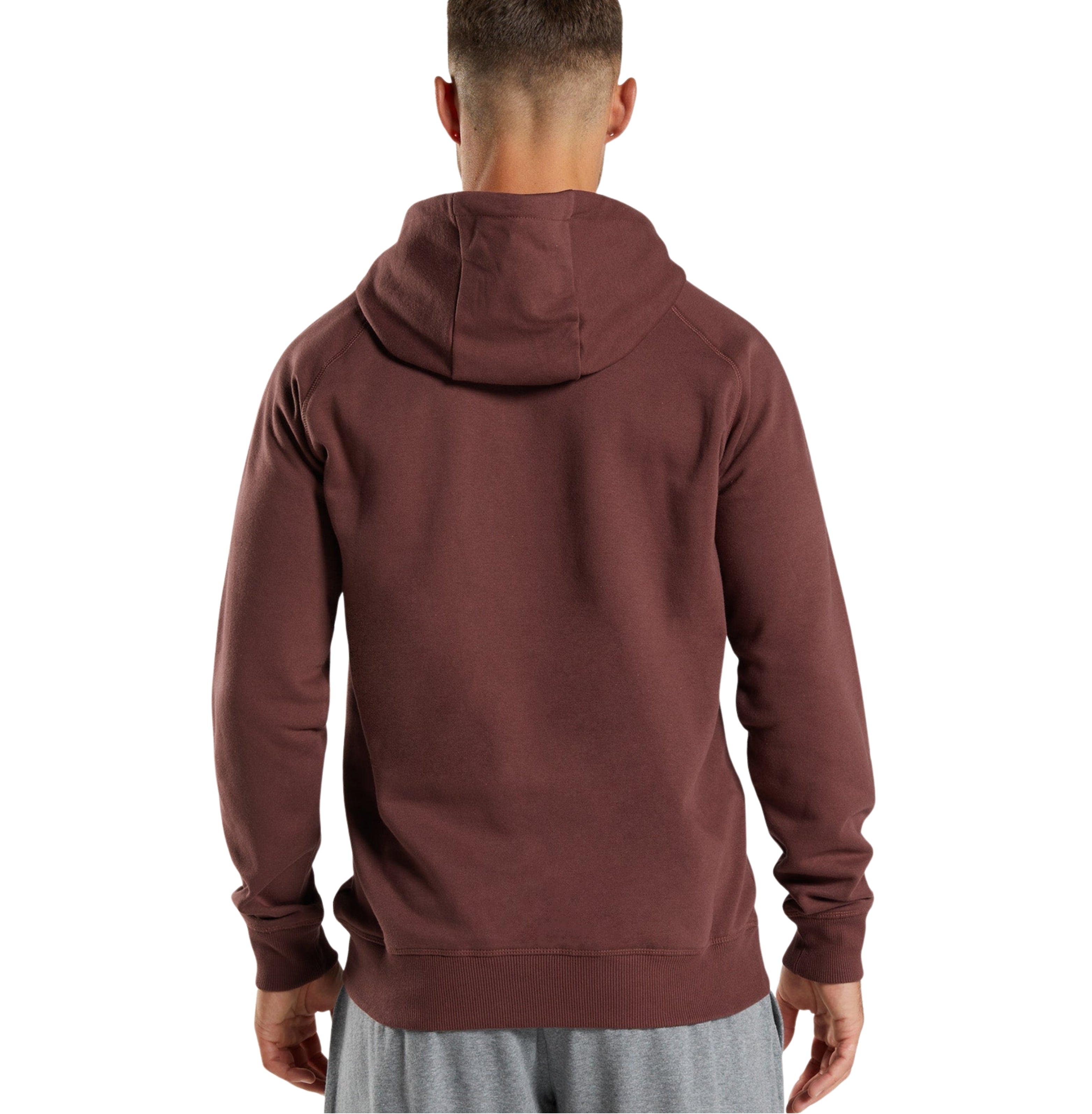 Gymshark Crest Hoodie 'Cherry Brown'