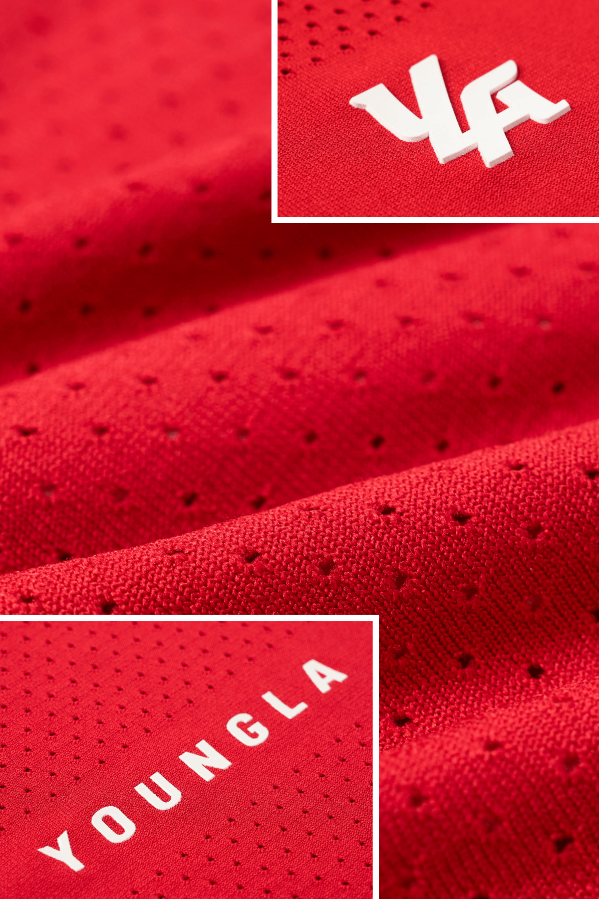 YoungLA 3039 - Engineered Mesh Tanks 'Red'