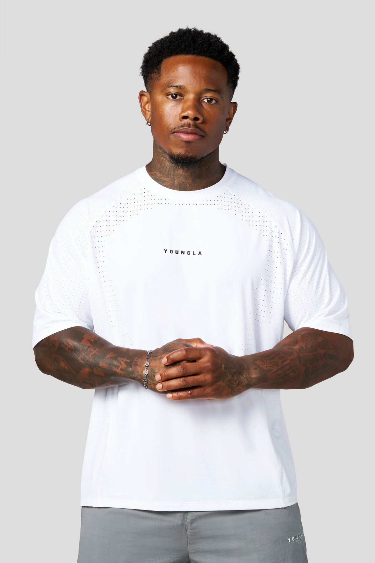 YoungLA 4222 - Motion Training Tees 'White'