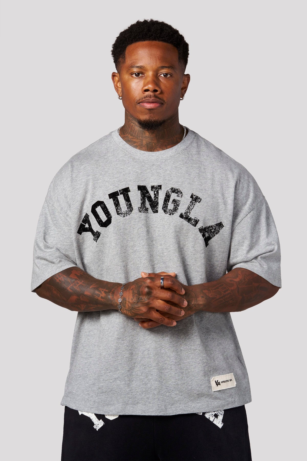 YoungLA 4239 - Arc Collection - Tees 'Heather Grey'