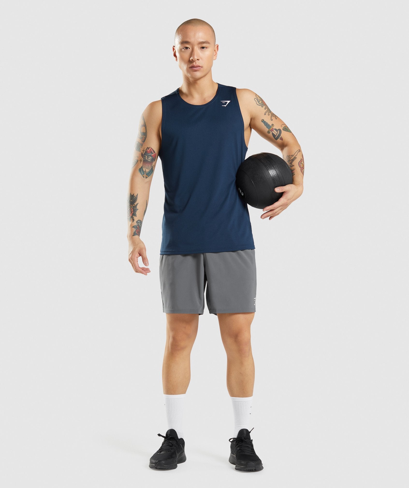Gymshark Arrival Tank 'Navy'