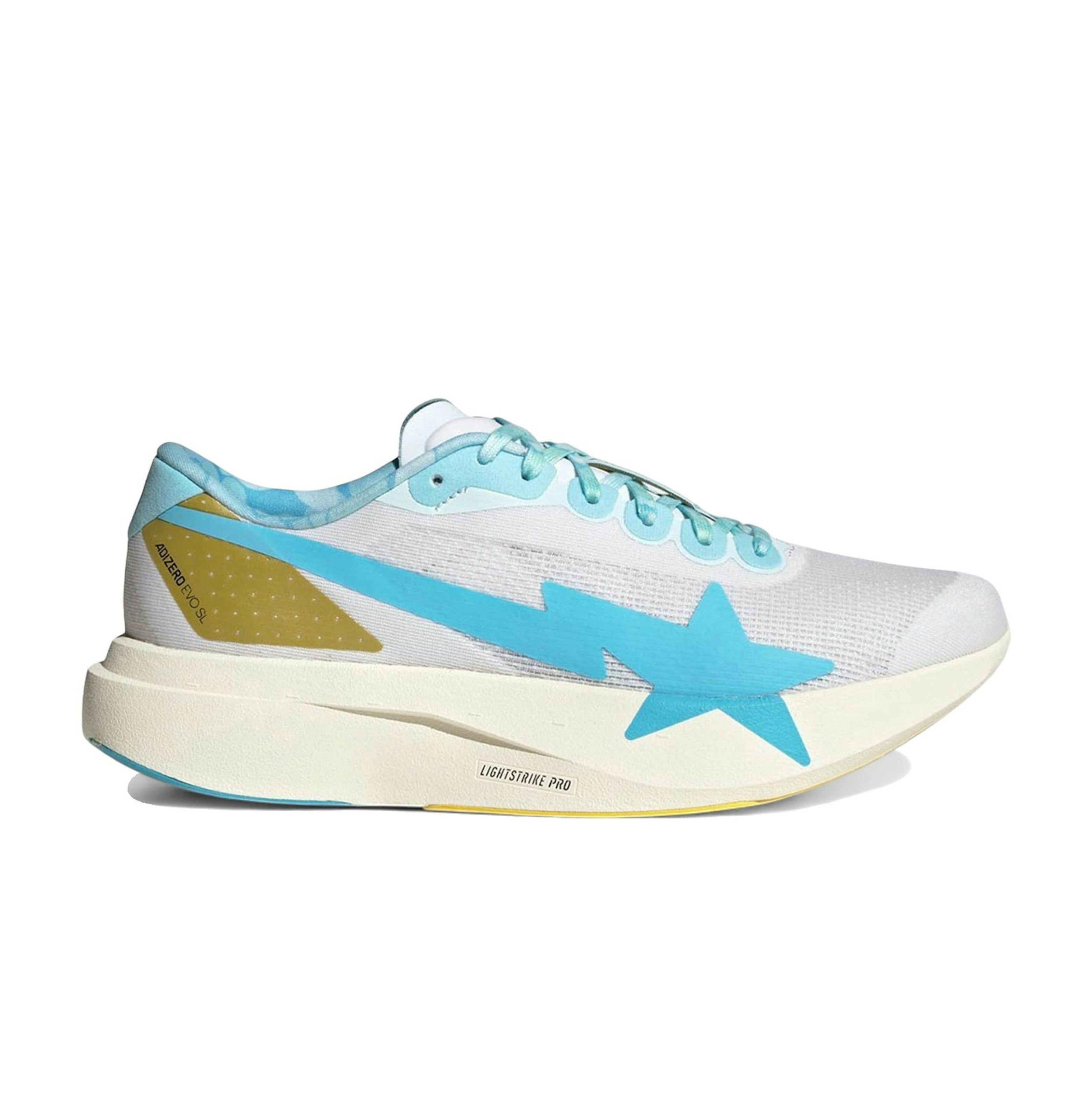 Adidas Adizero Evo SL x Bape 'Bape Blue Pink Gold'
