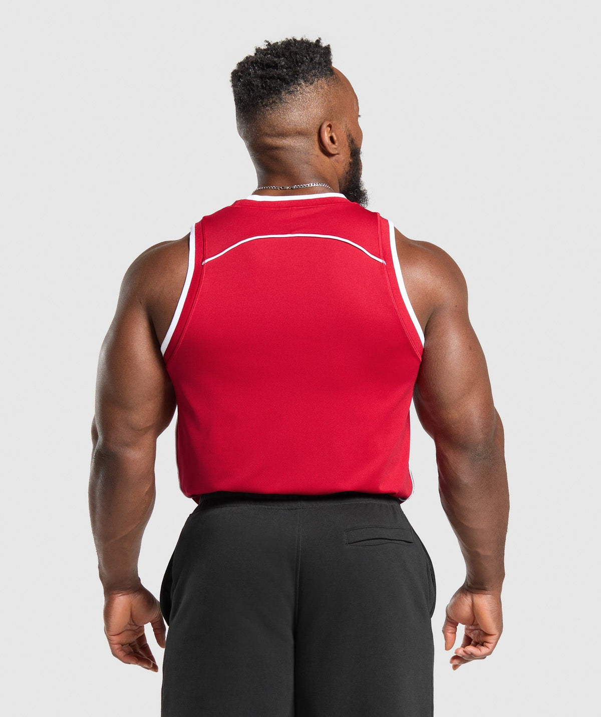 Gymshark Mesh Tank 'Conditioning Red'