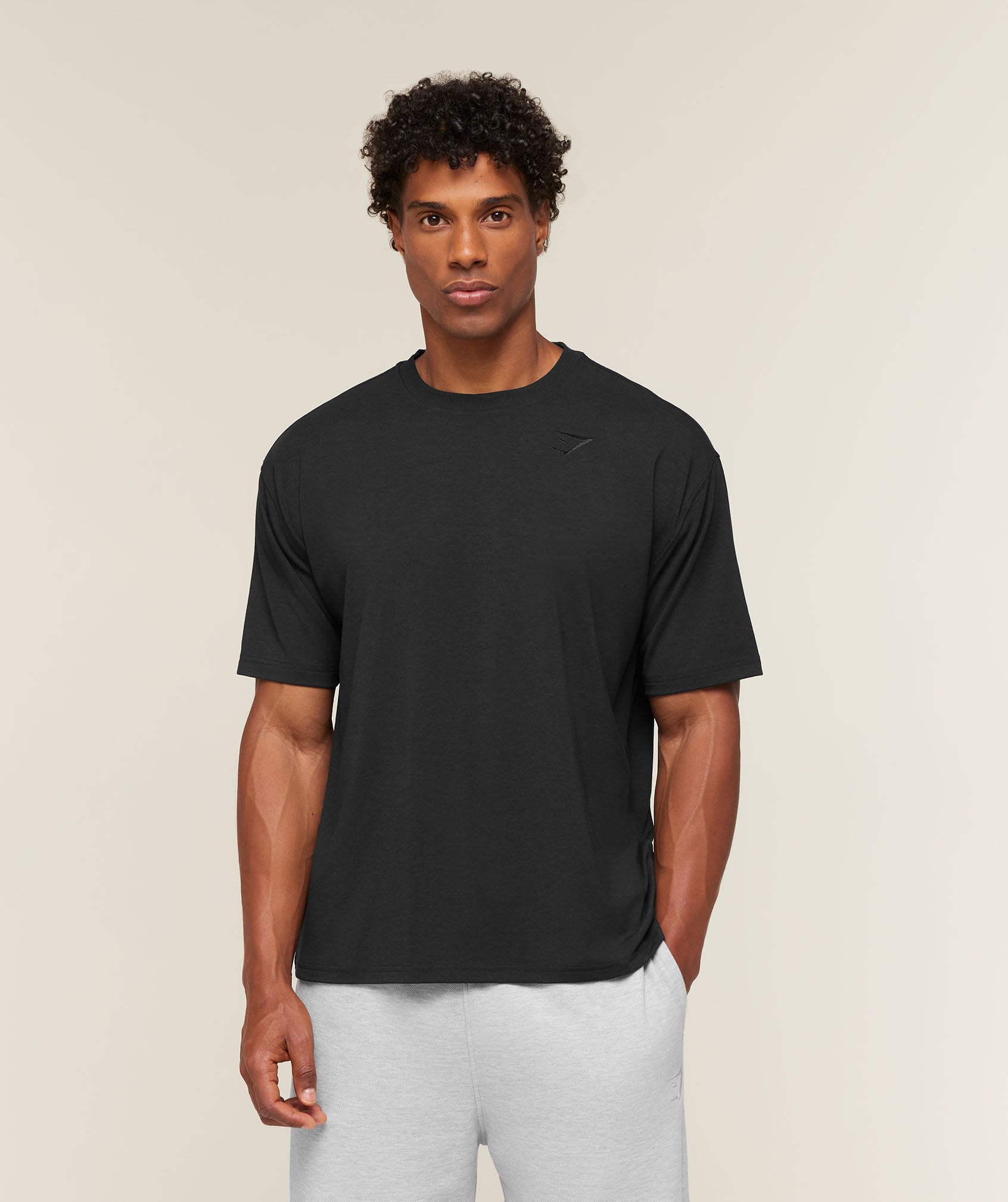 Gymshark Campus Crest T-Shirt 'Black'
