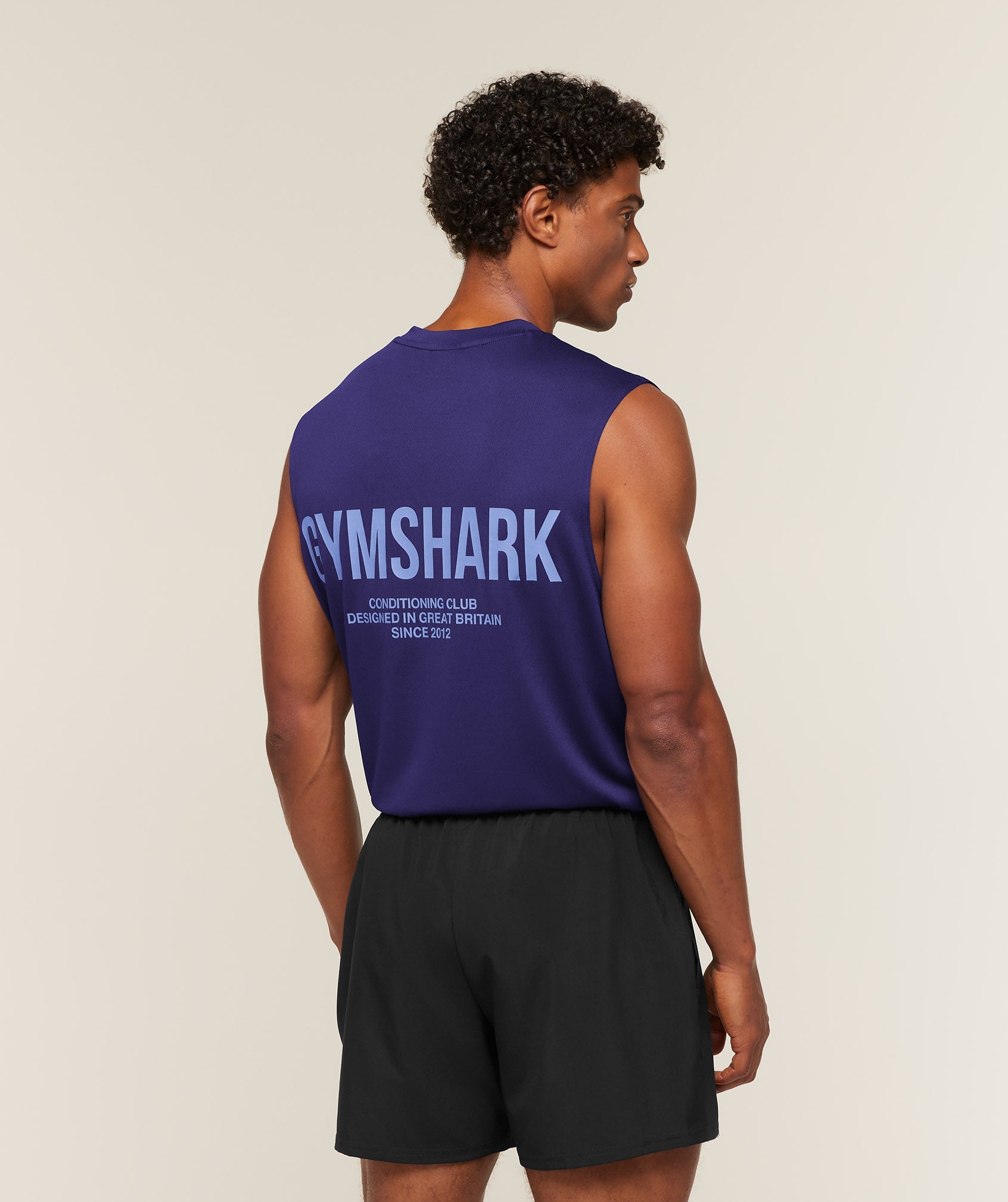 Gymshark Conditioning Club Tank 'Indigo Purple Steady Purple.