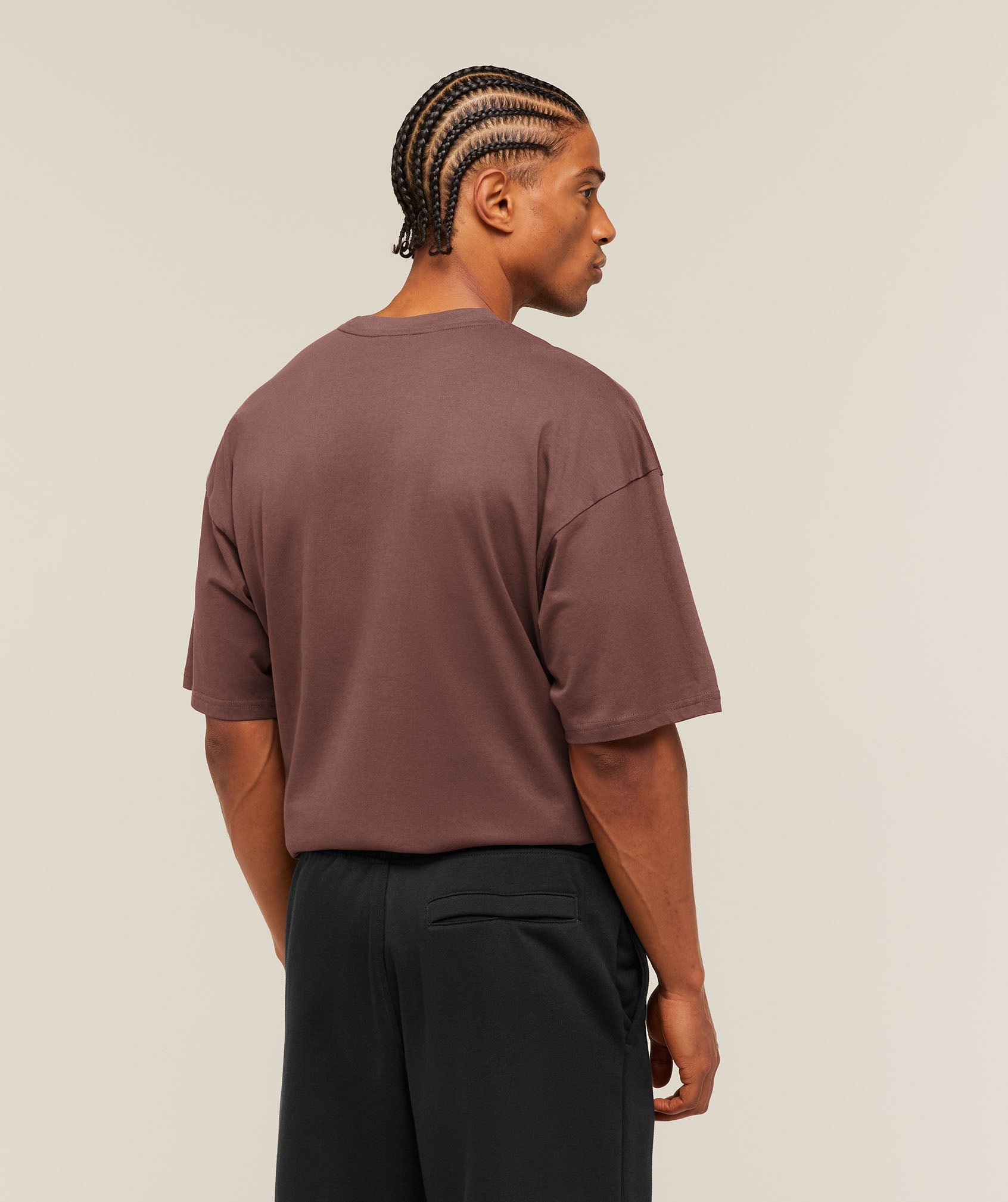 Gymshark Crest Oversized T-Shirt 'Espresso Brown'