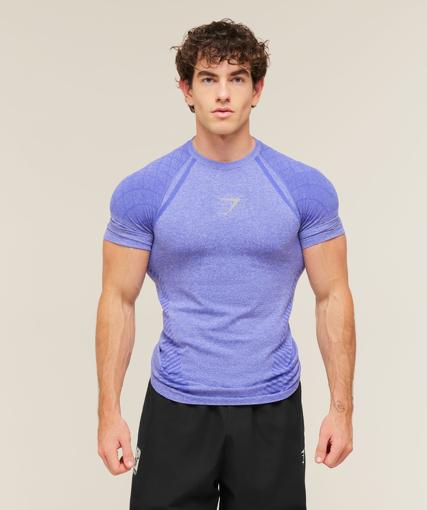 Gymshark Devant Seamless T-Shirt 'Amethyst'