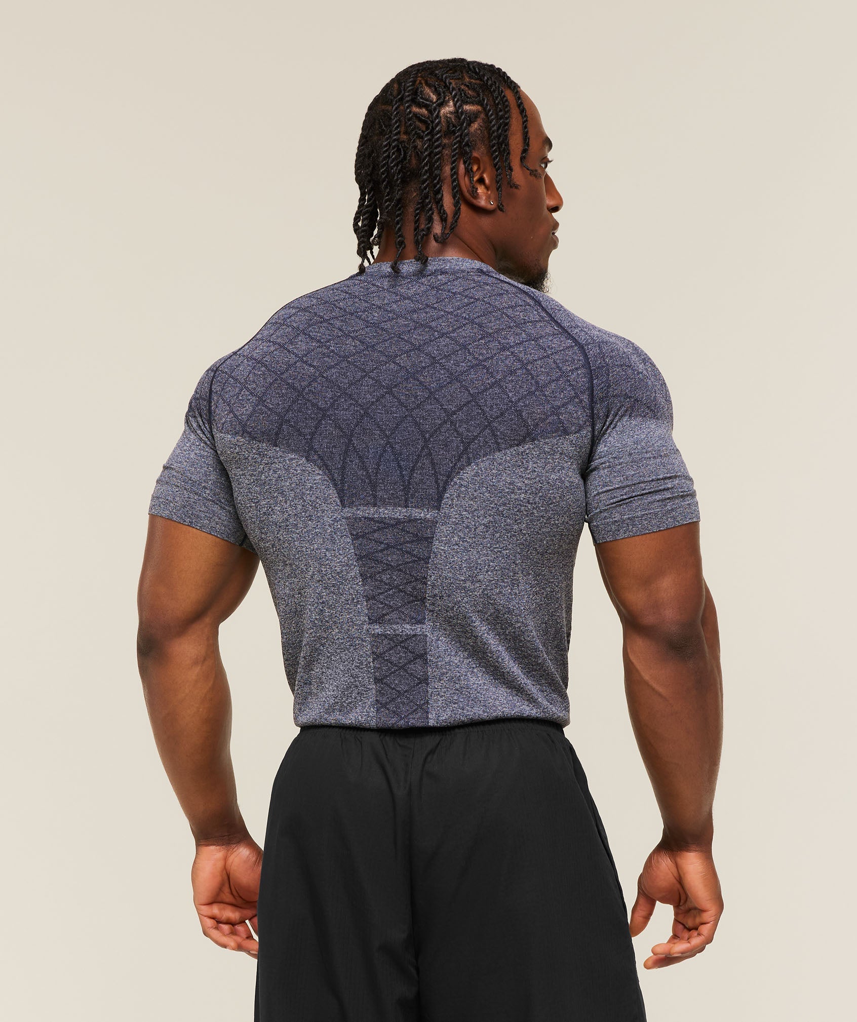Gymshark Devant Seamless T-Shirt 'Heavy Blue'