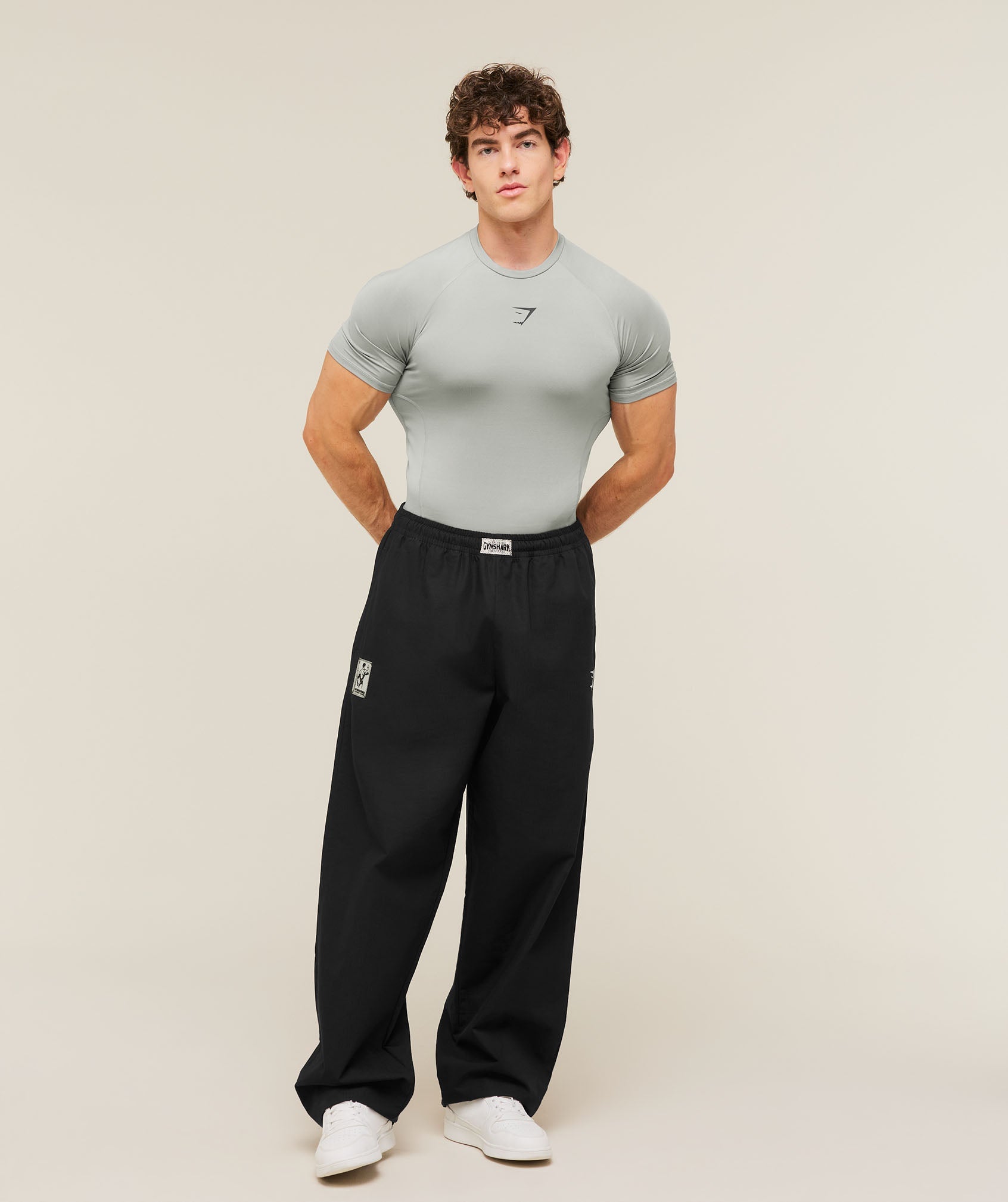 Gymshark Element Baselayer T-Shirt 'Smokey Grey'