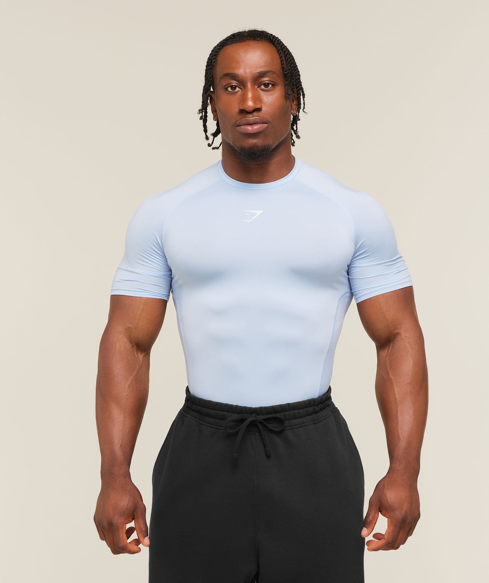 Gymshark Element Baselayer T-Shirt 'Tranquil Blue'