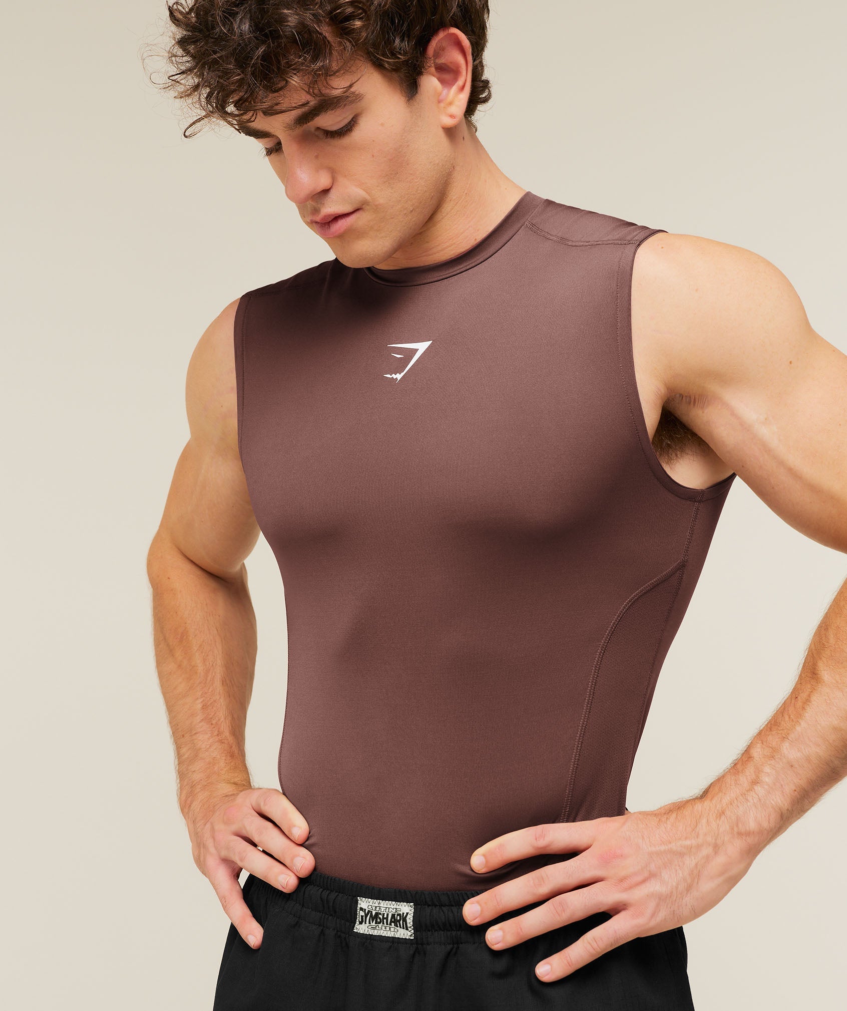 Gymshark Element Tank 'Espresso Brown'