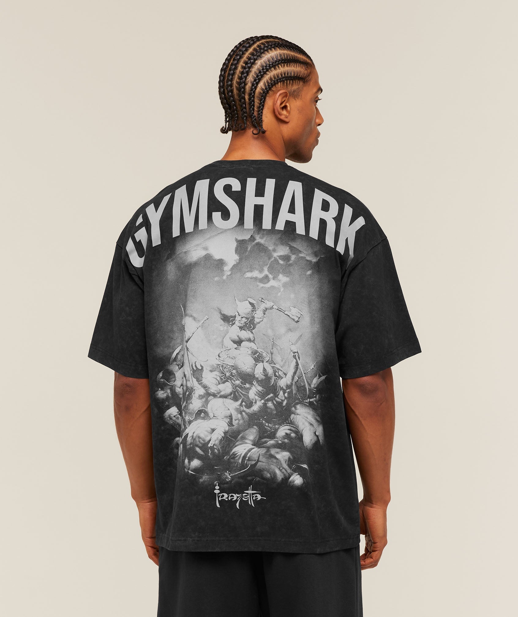 Gymshark x Frazetta Power T-Shirt 'Black'