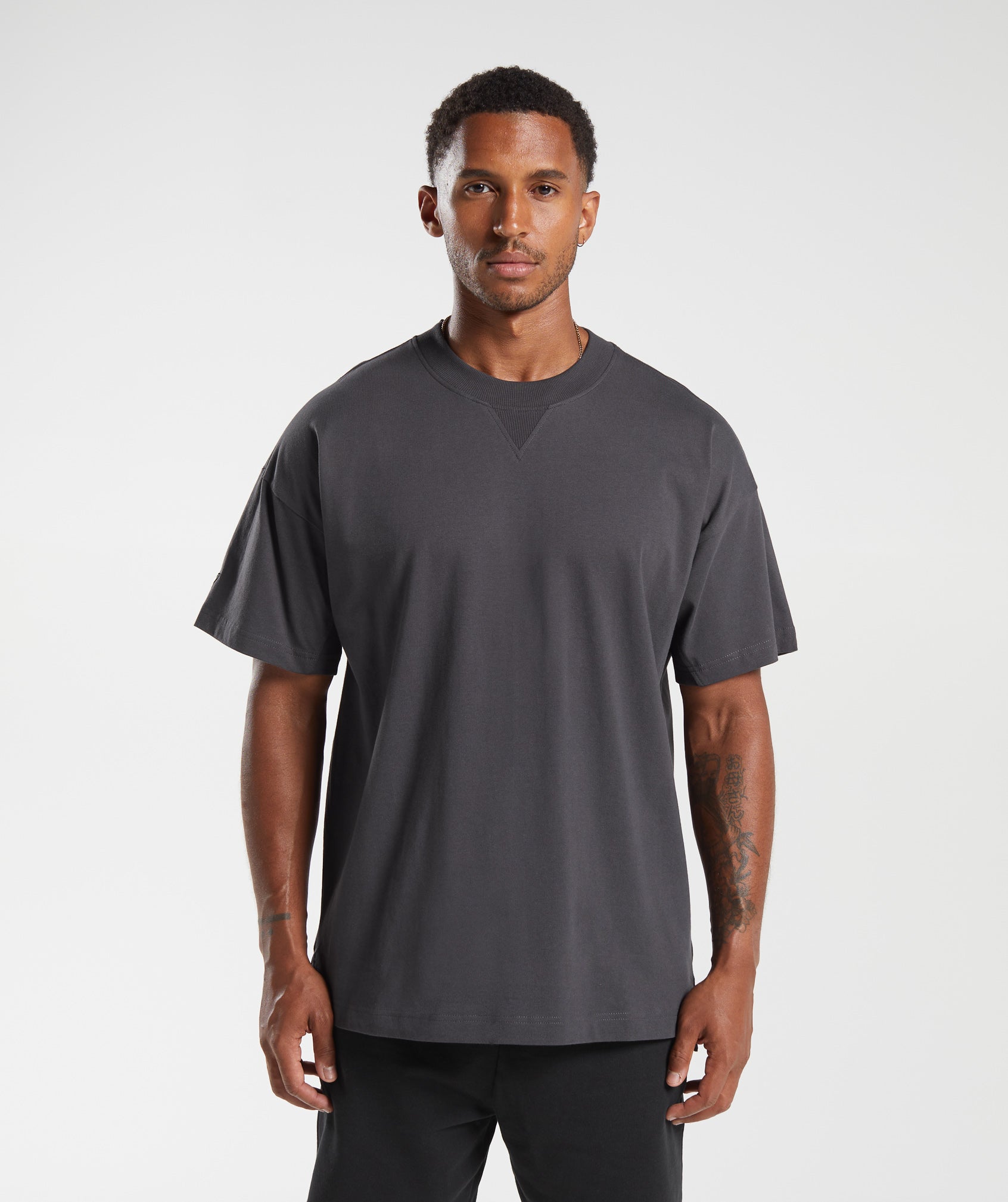 Gymshark Rest Day Essentials T-Shirt 'Onyx Grey'