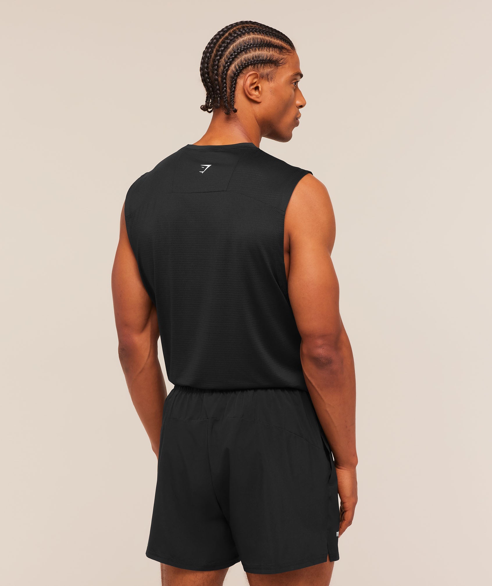 Gymshark Train Cut Off Tank 'Black'