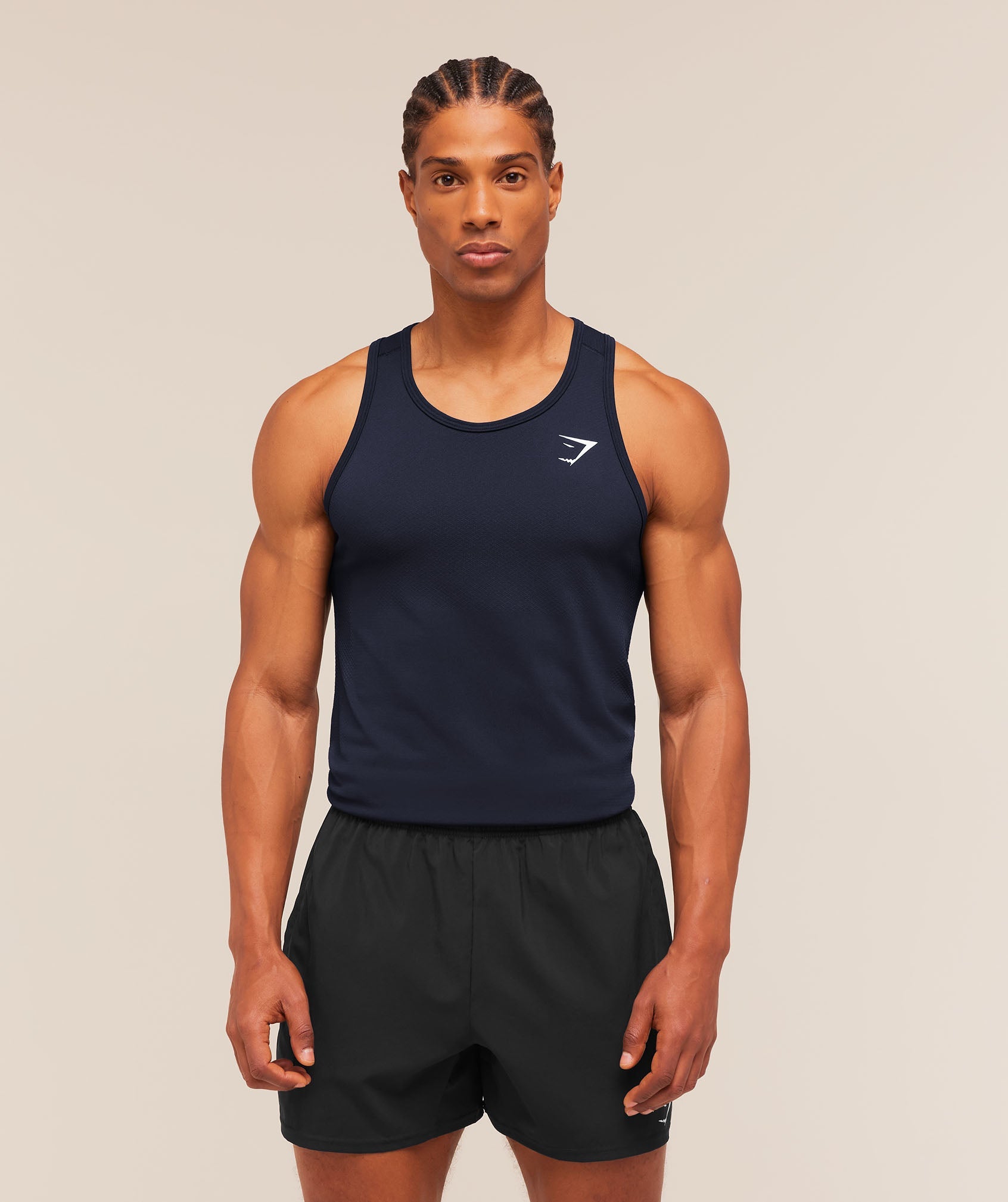 Gymshark Vital Tank 'Black Silhouette Grey'
