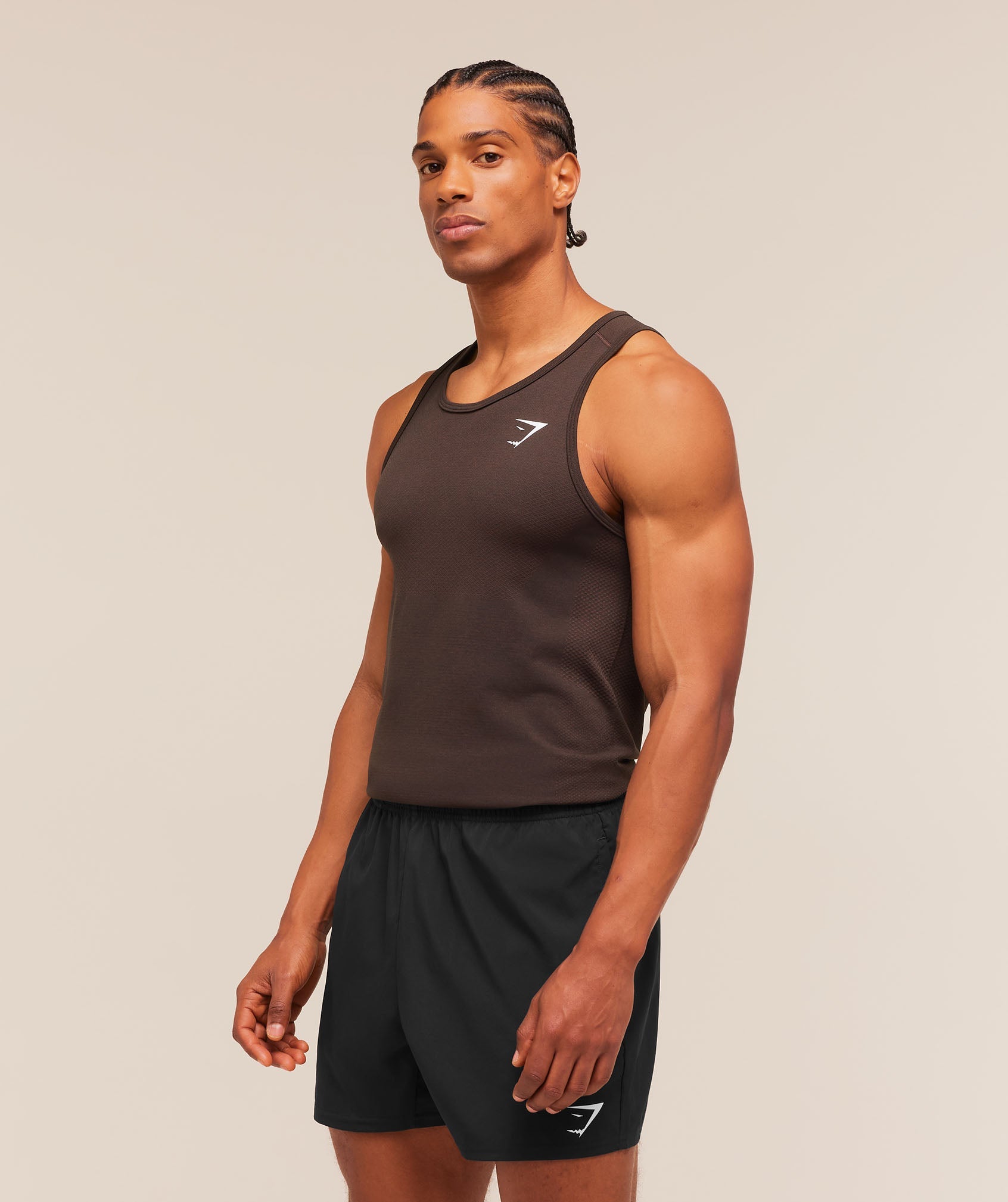 Gymshark Vital Tank 'Walnut Brown Espresso Brown'