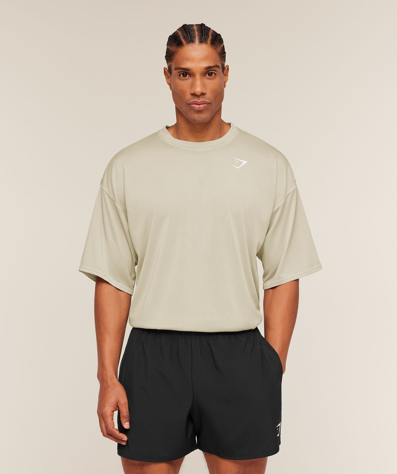 Gymshark Washed Pastels T-Shirt 'Pebble Grey Wash'