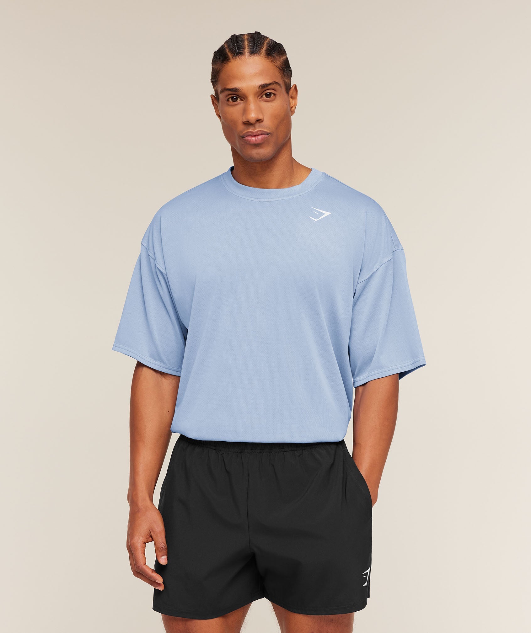 Gymshark Washed Pastels T-Shirt 'Steady Purple Wash'