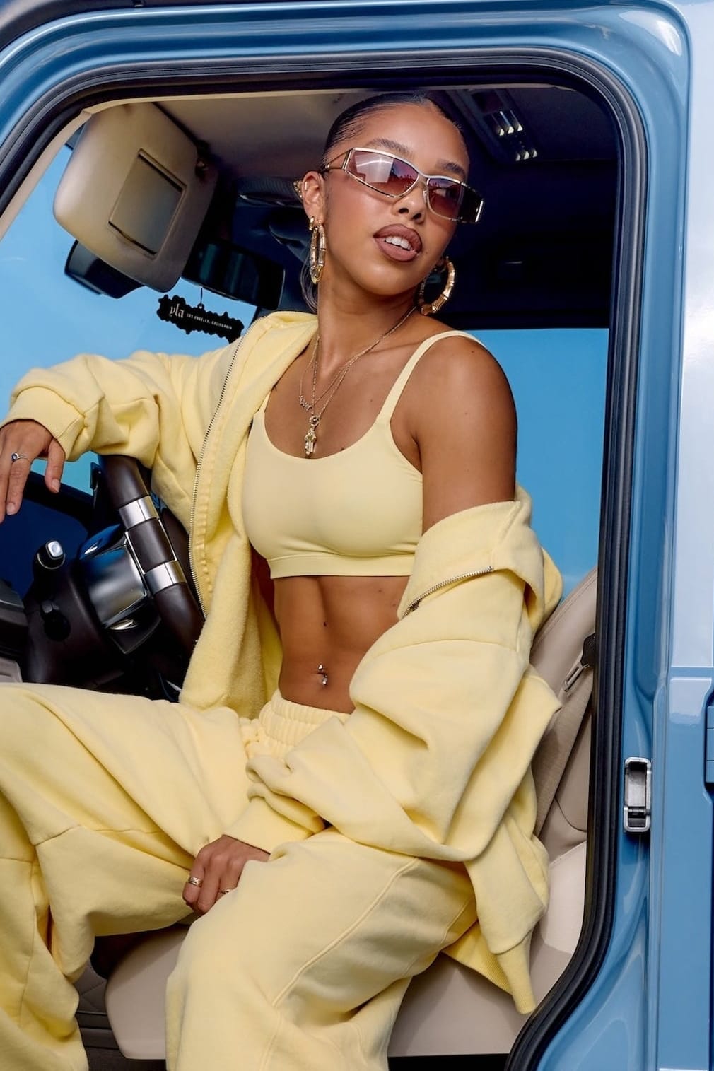 YoungLA W3167 - Studio Edit Bra 'Yellow'