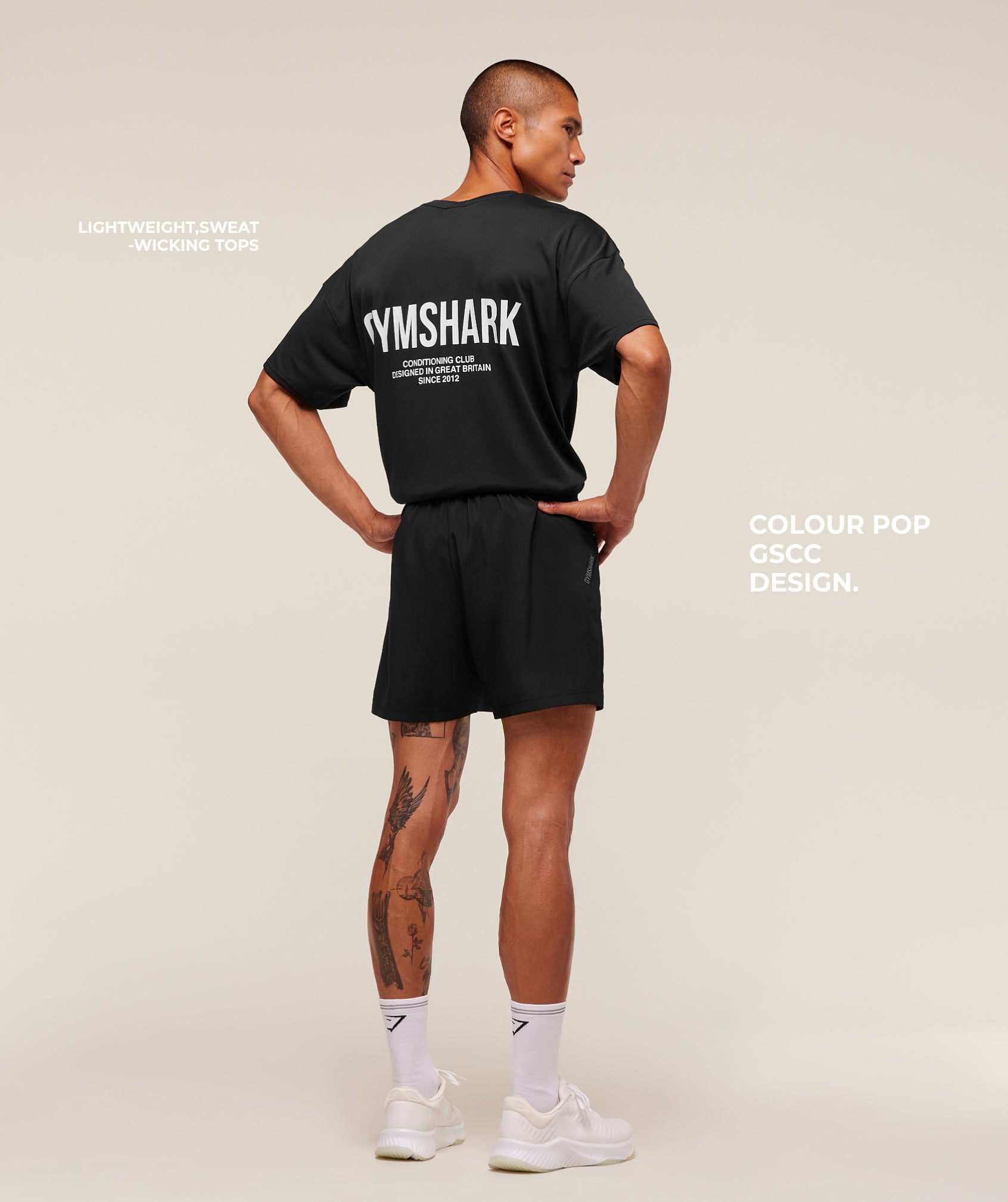 Gymshark Conditioning Club Oversized T-Shirt 'Black'