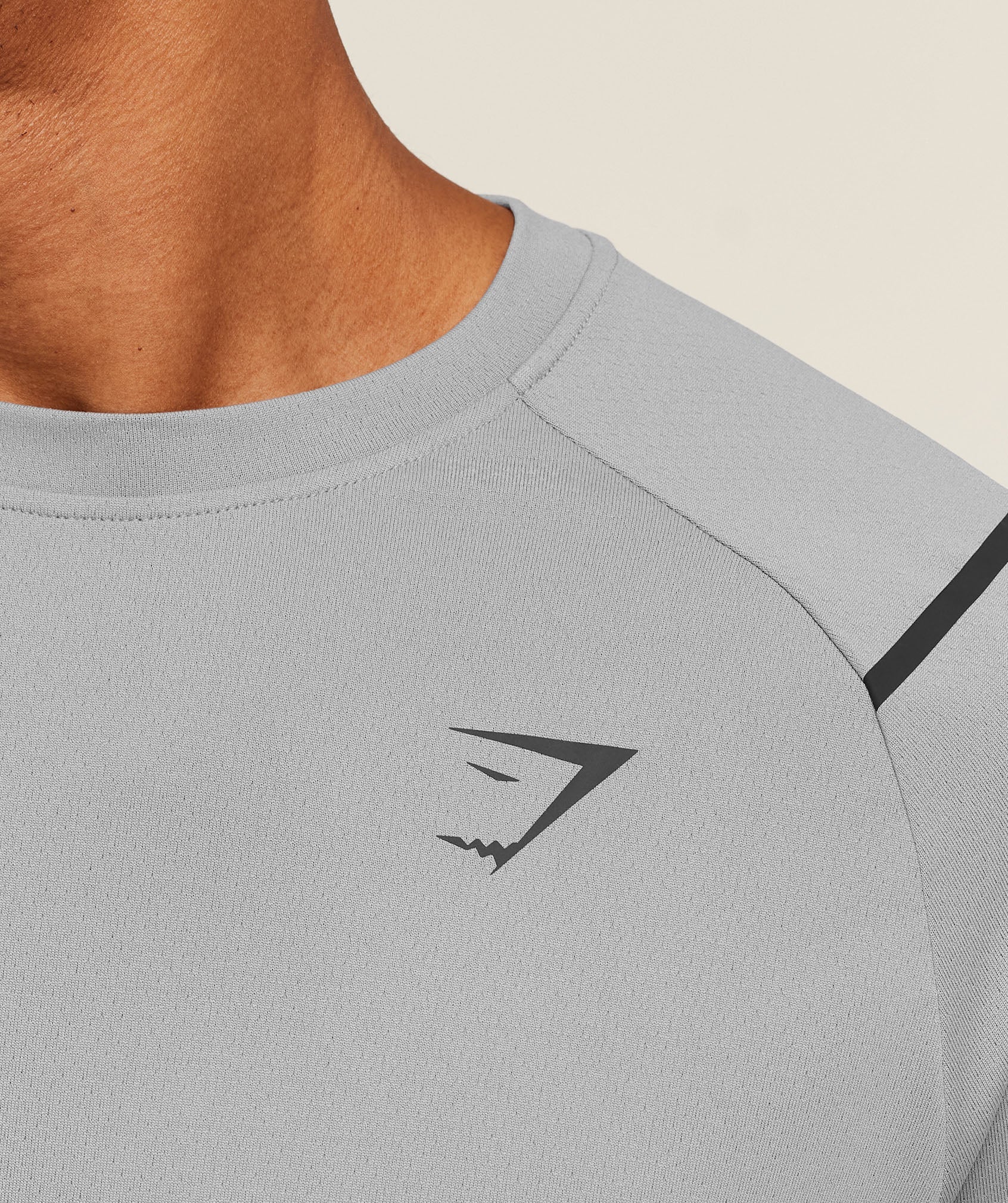 Gymshark Arrival Contrast T-Shirt 'Smokey Grey Grey'