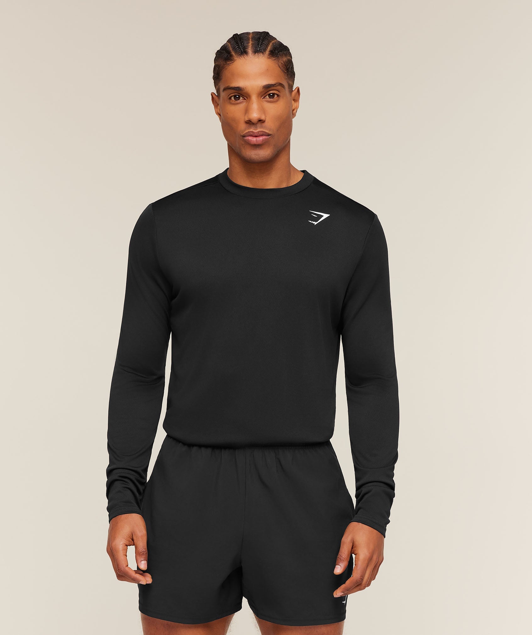 Gymshark Arrival Long Sleeve T-Shirt 'Black'