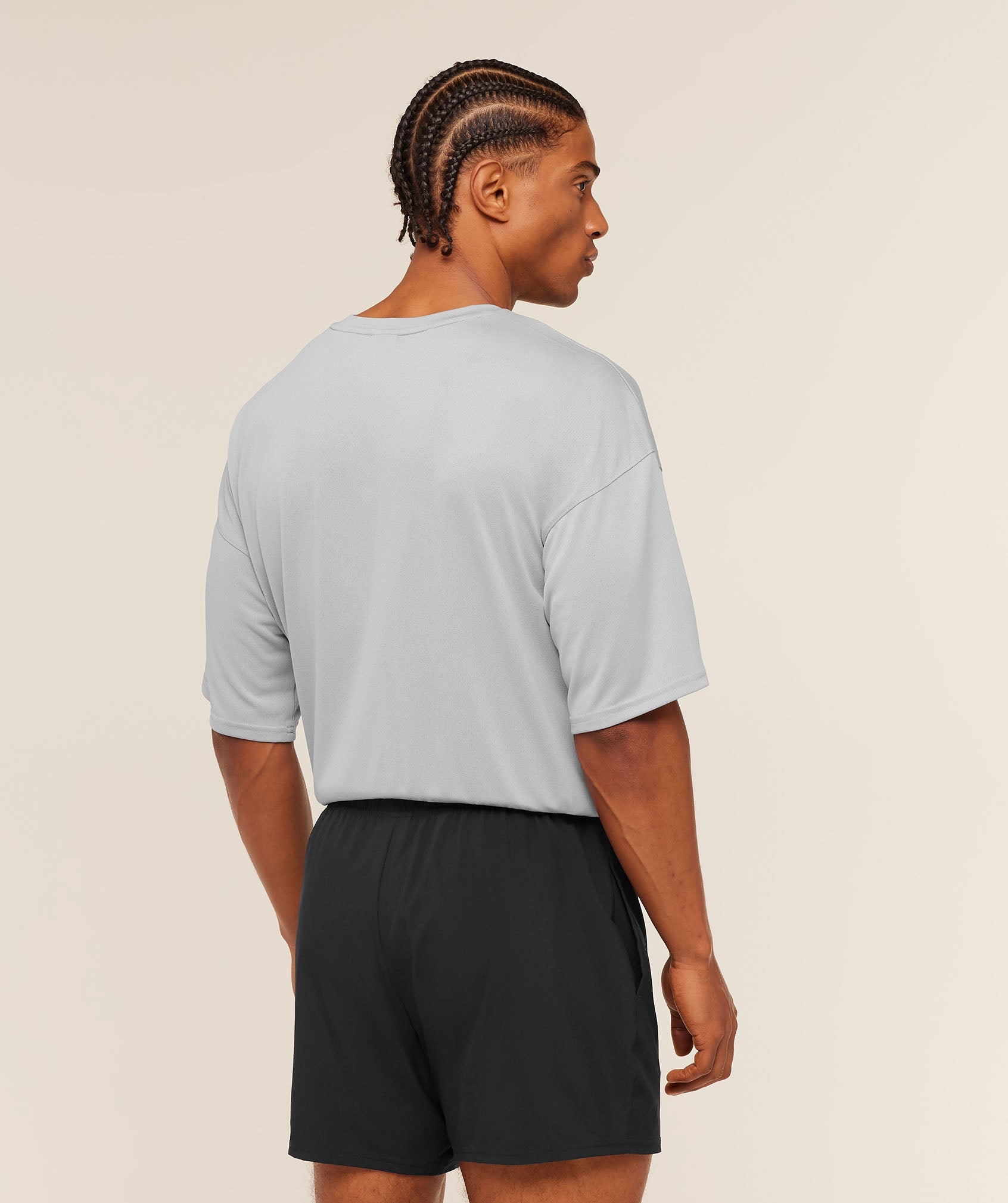 Gymshark Arrival Oversized T-Shirt 'Stratus Grey'