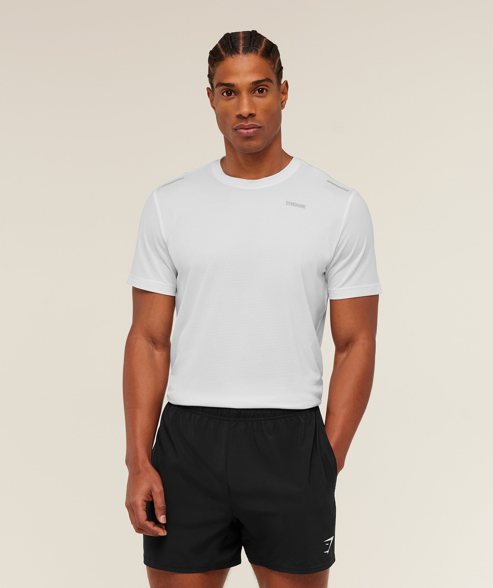 Gymshark Built For More T-Shirt 'GS White'