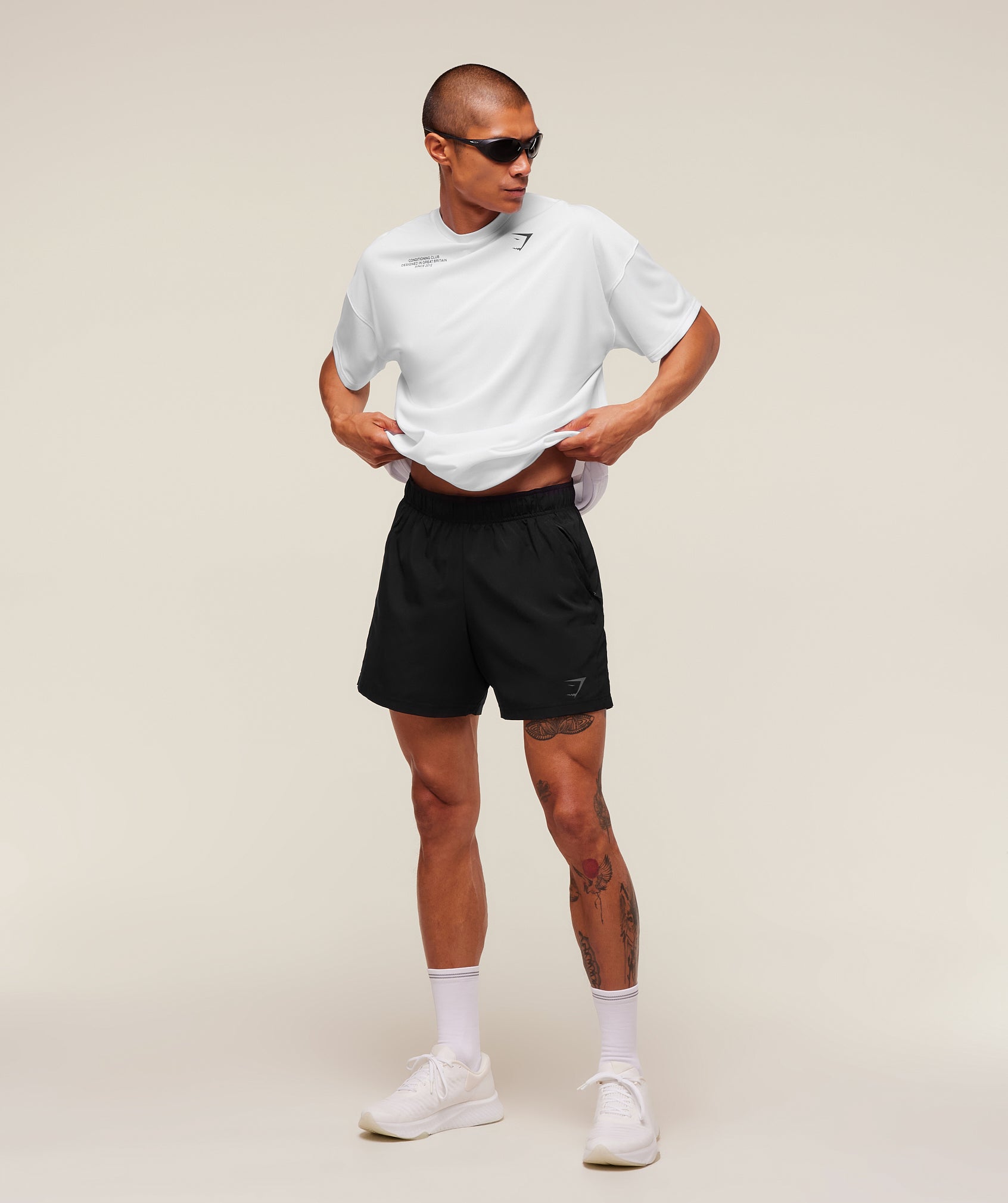 Gymshark Conditioning Club Oversized T-Shirt 'White'