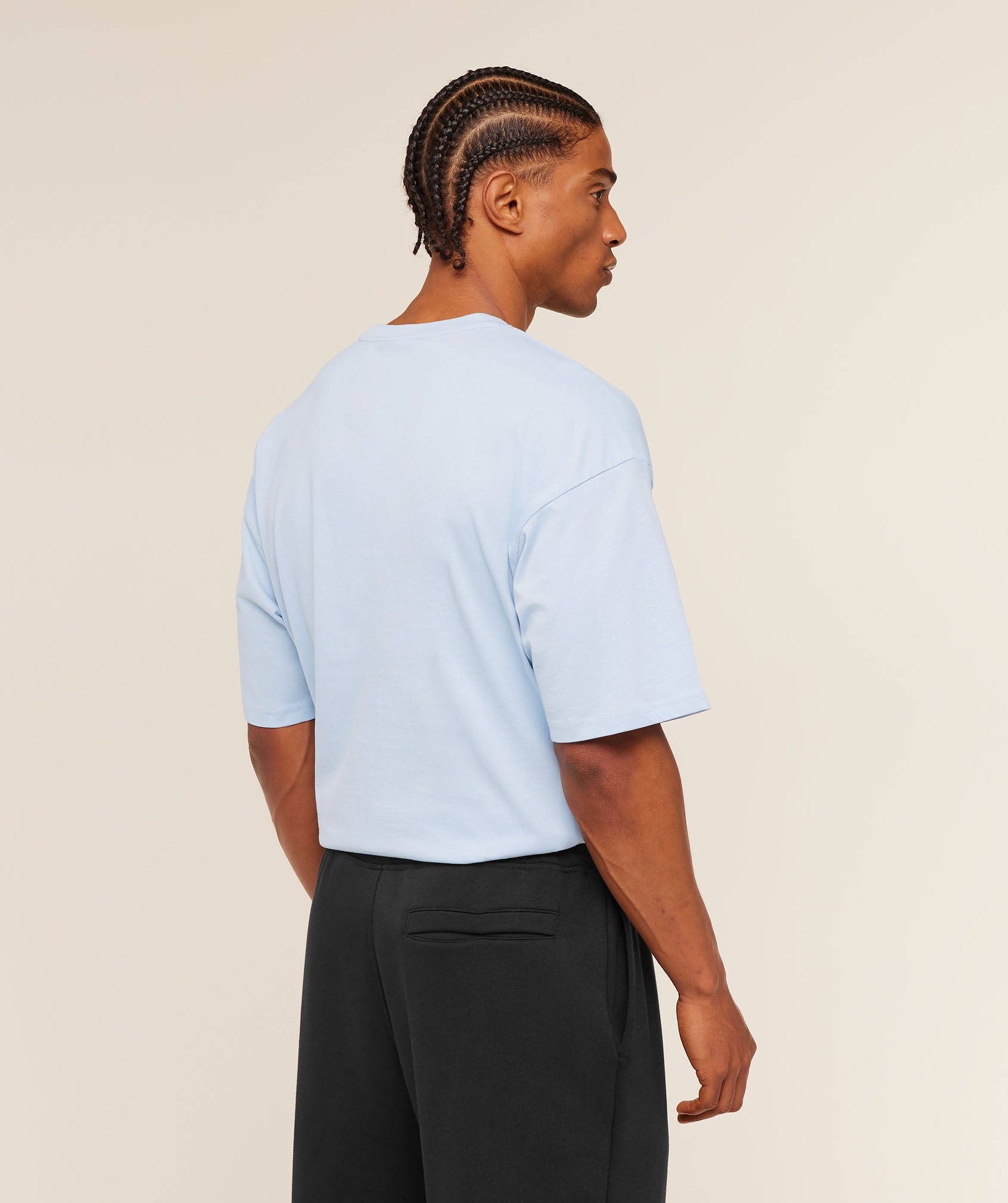 Gymshark Crest Oversized T-Shirt 'Chilled Blue'